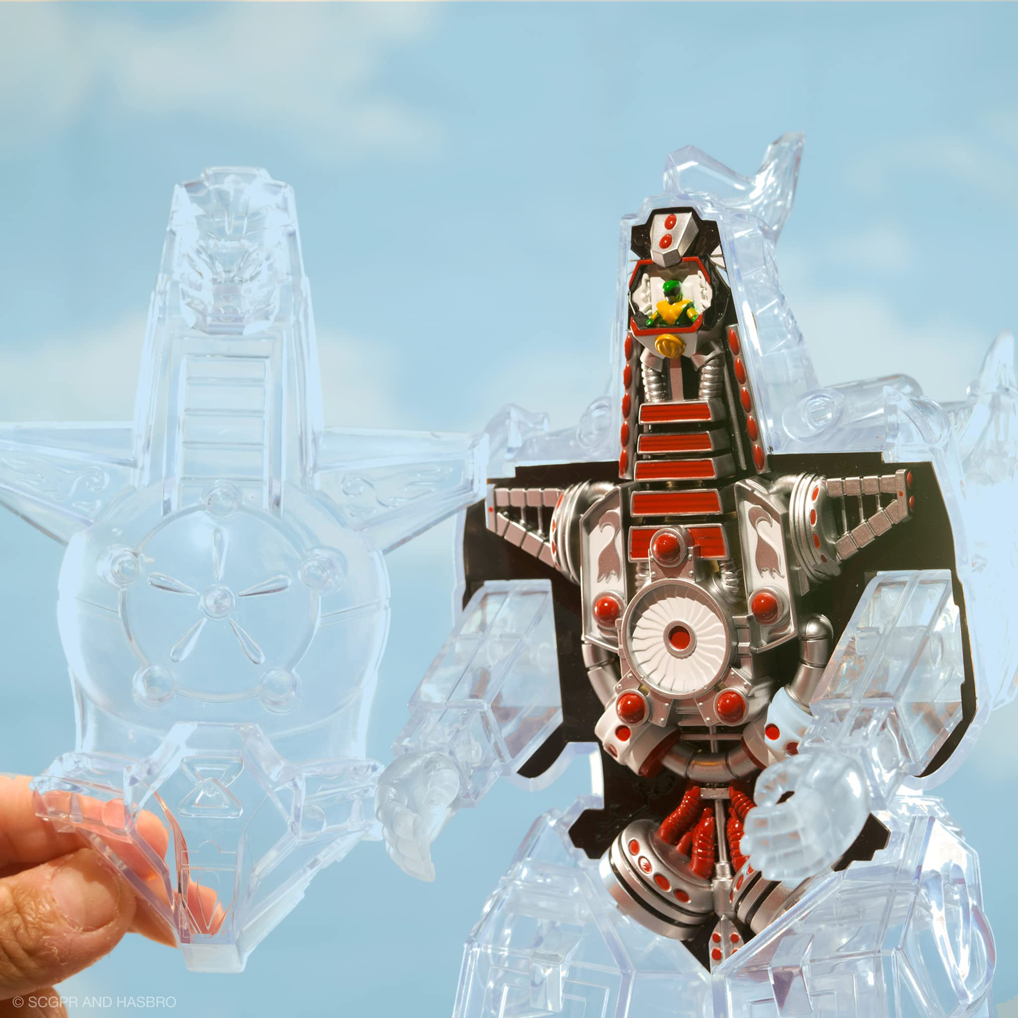 Foto 3 pulgar | Figura De Acción Super7 Super Cyborg Mighty Morphin Power Rangers Dragonzord 28 Cm - Venta Internacional.