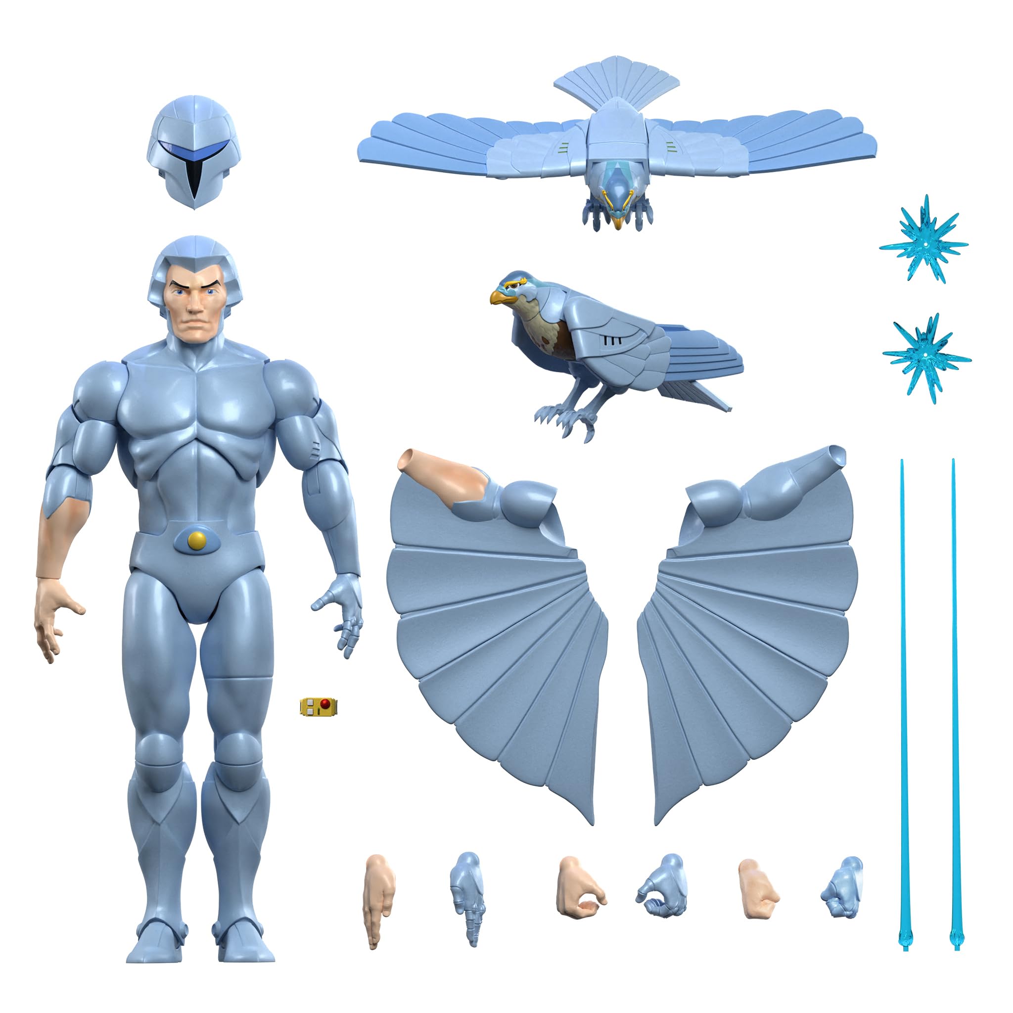 Figura De Acción Super7 Ultimates! Silver Hawks Quicksilver 18 Cm - Venta Internacional.