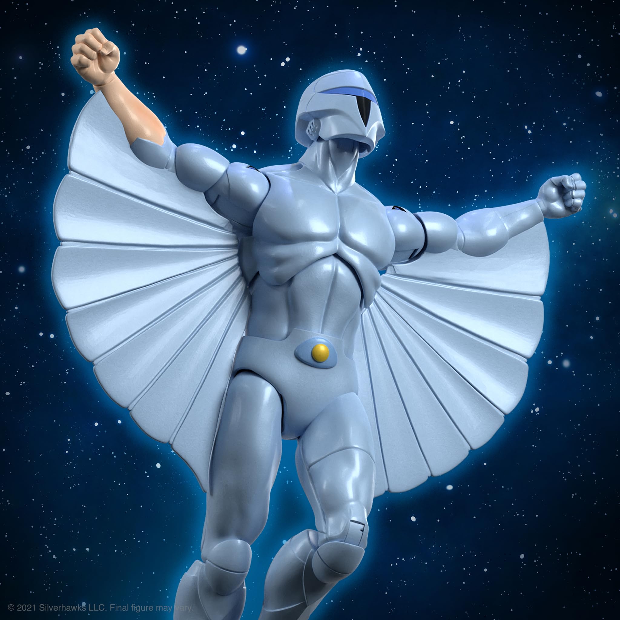 Foto 7 pulgar | Figura De Acción Super7 Ultimates! Silver Hawks Quicksilver 18 Cm - Venta Internacional.
