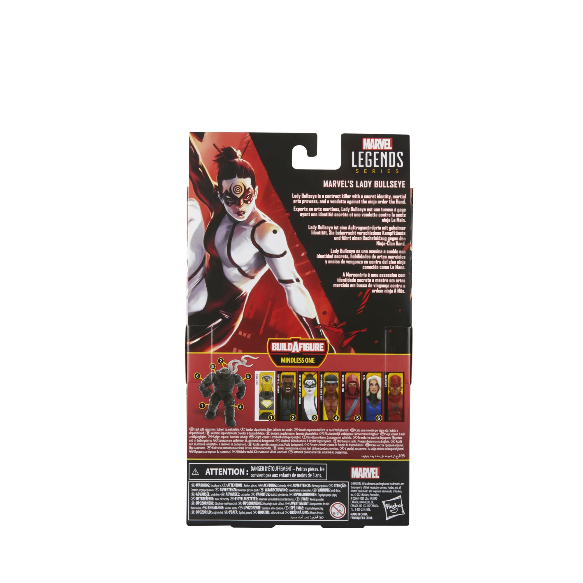 Foto 2 | Figura De Acción Marvel Hasbro Legends Lady Bullseye 15 Cm - Venta Internacional.