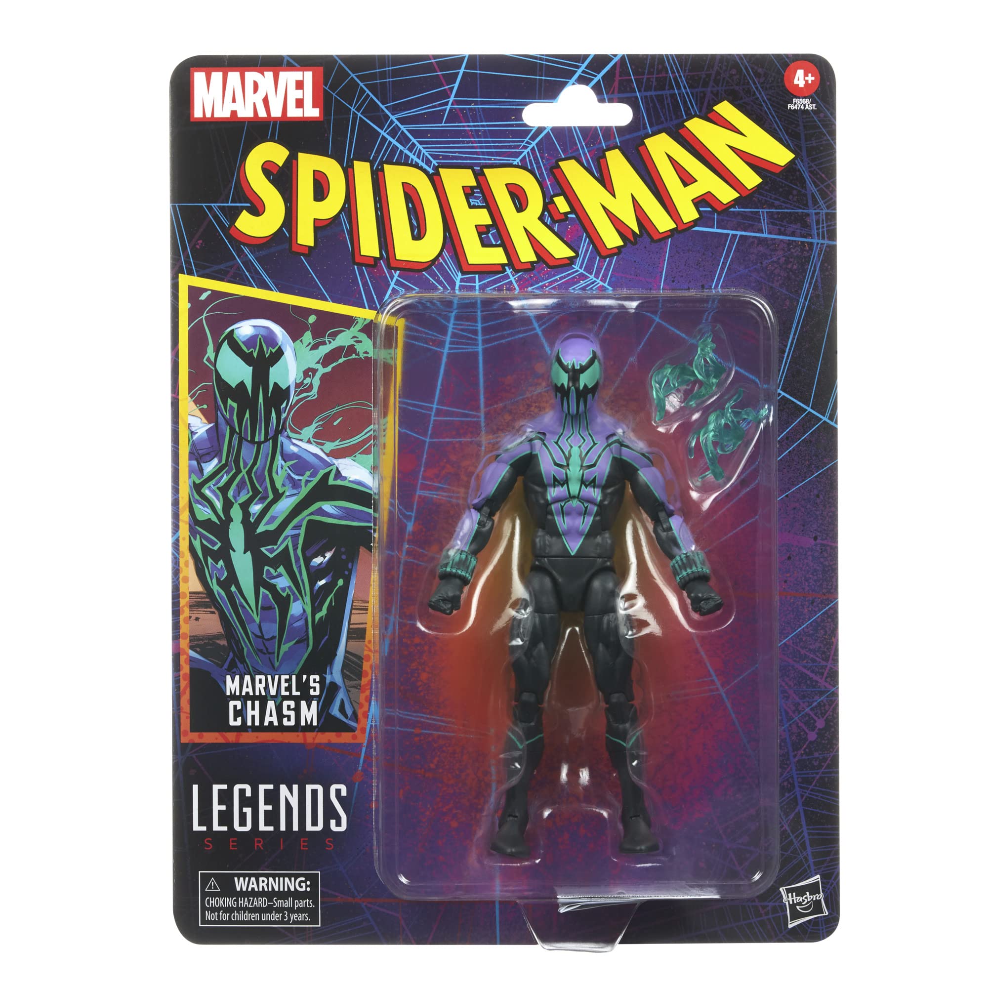 Foto 3 pulgar | Figura De Acción Marvel Legends Series Chasm Spider-man 15 Cm - Venta Internacional.