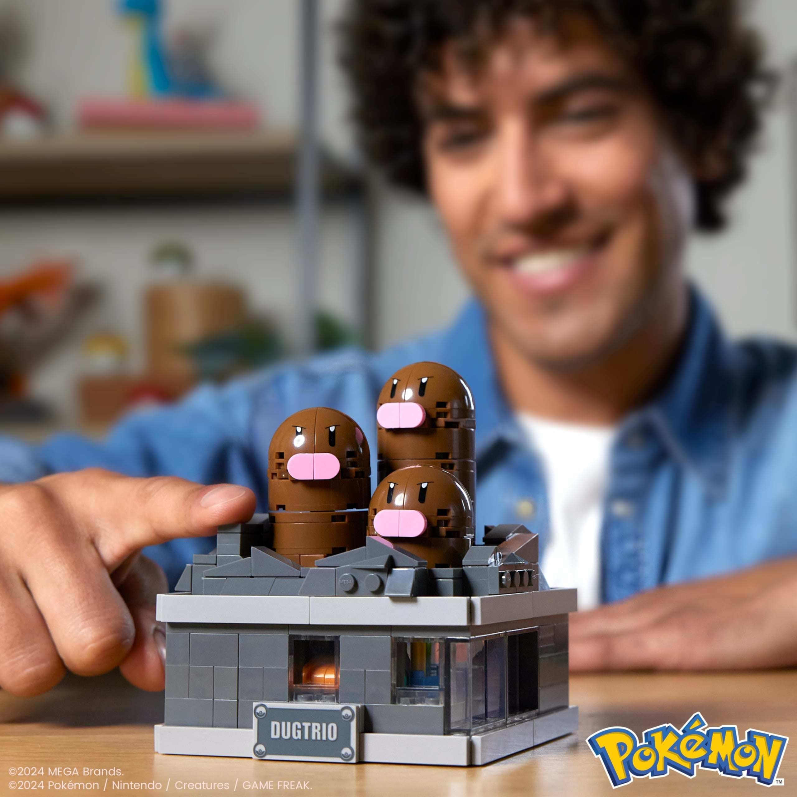 Foto 3 pulgar | Set De Juguetes De Construcción Mega Pokémon Mini Motion Dugtrio 350 Piezas - Venta Internacional.