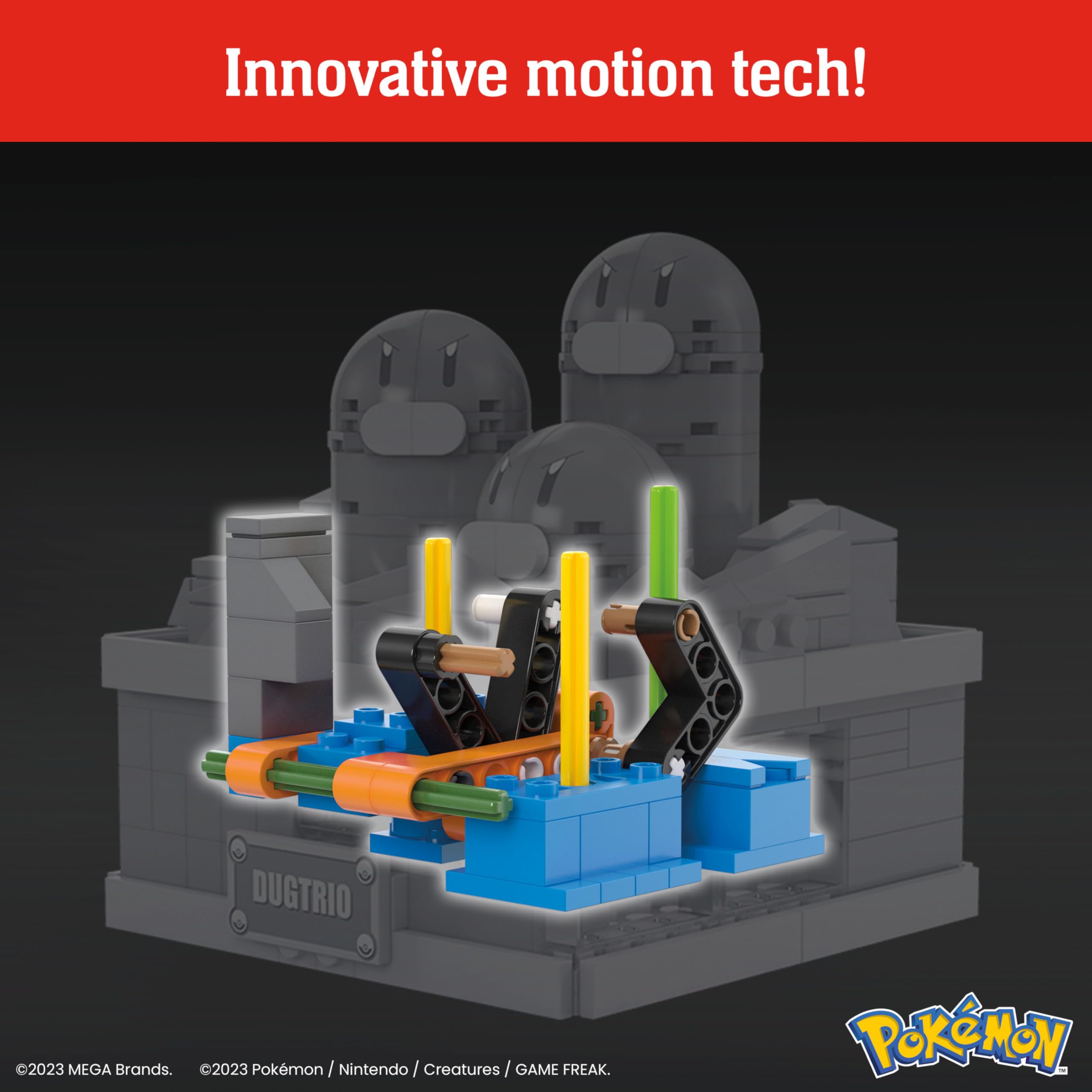 Foto 5 pulgar | Set De Juguetes De Construcción Mega Pokémon Mini Motion Dugtrio 350 Piezas - Venta Internacional.