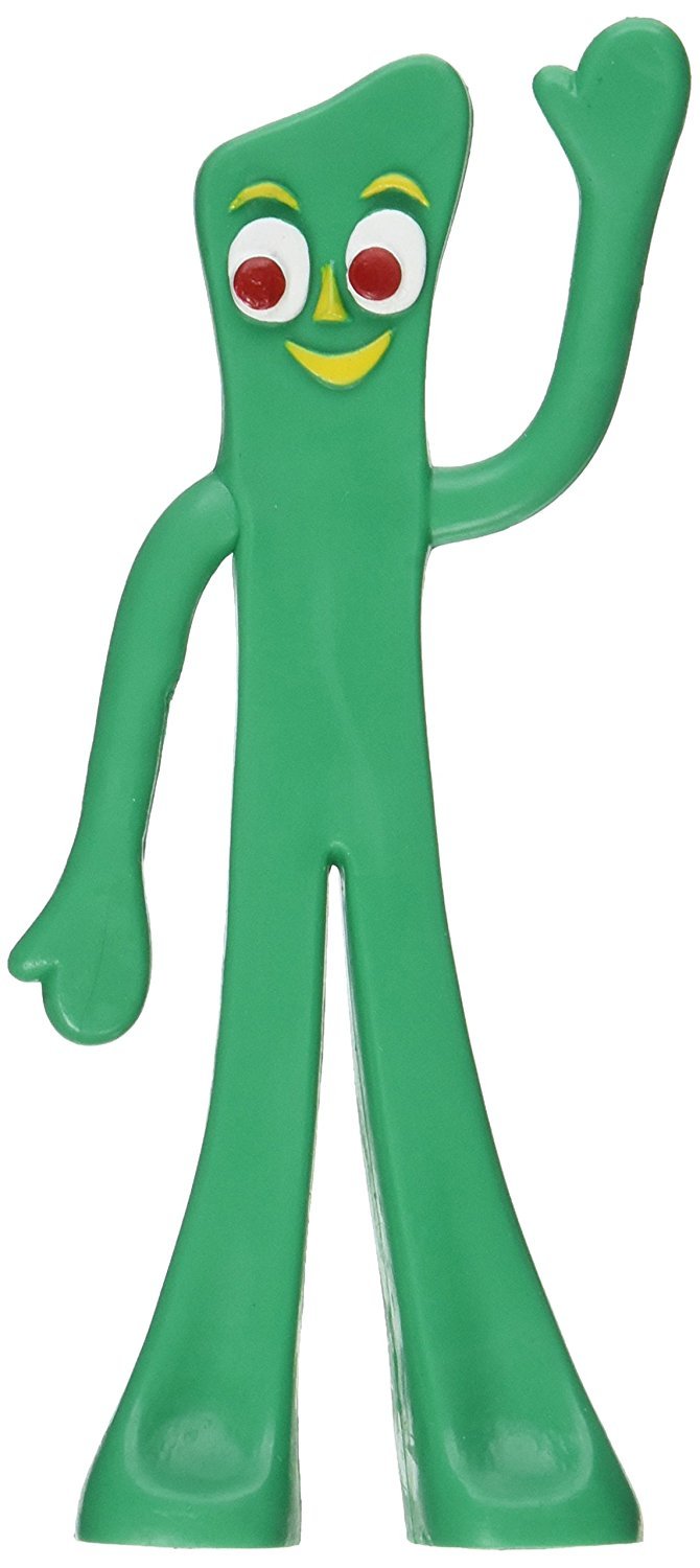 Foto 2 pulgar | Figura De Acción Nj Croce Gumby, Original, Flexible, De Pvc, Para Niños De 3 Años O Más - Venta Internacional.