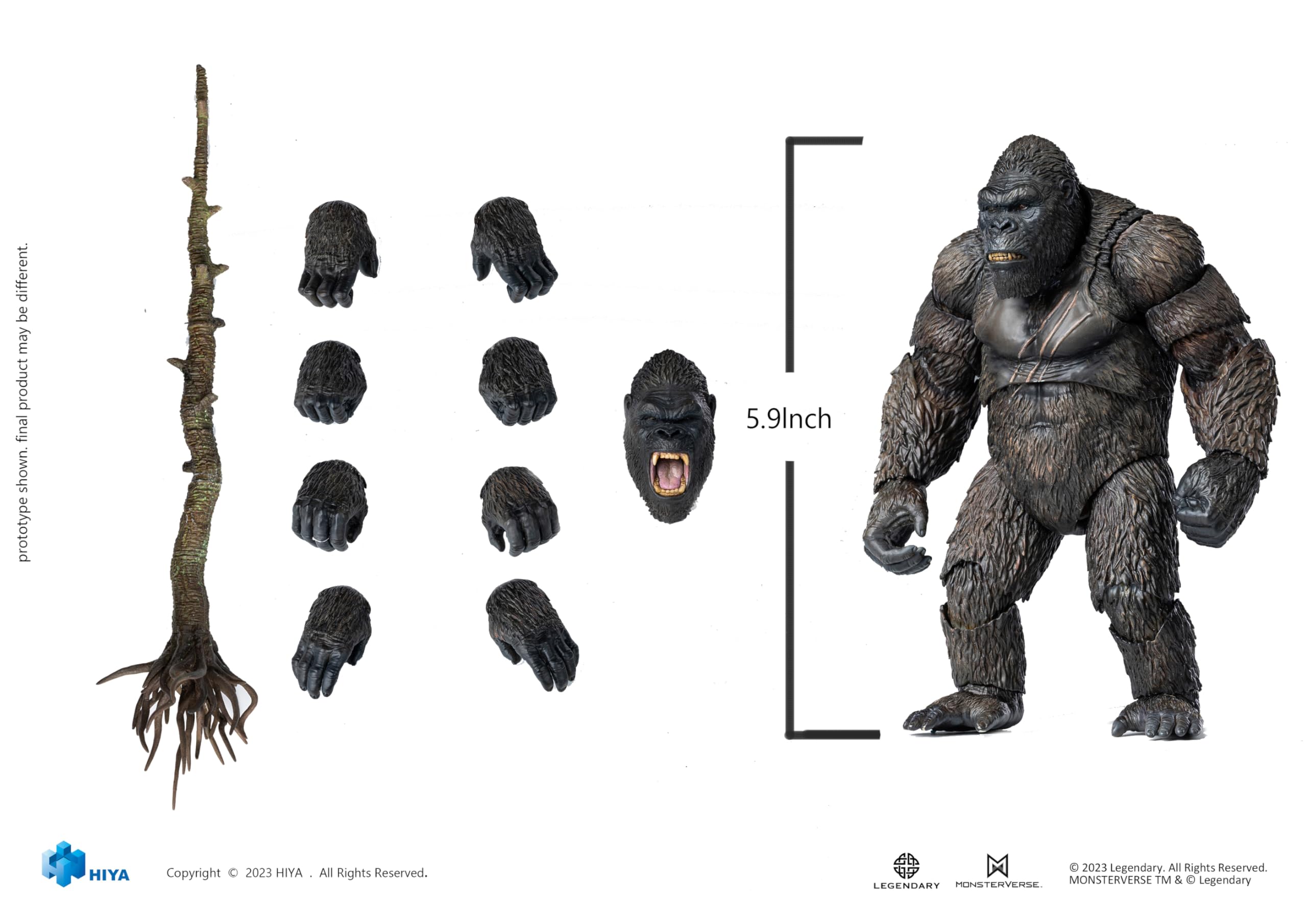 Foto 5 pulgar | Figura De Acción Hiya Toys Kong: Skull Island Kong 15 Cm - Venta Internacional.