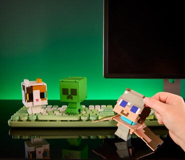 Foto 2 | Figuras Flippin' Figs De Toy Mattel De Minecraft Con Fidget 2 En 1 - Venta Internacional.