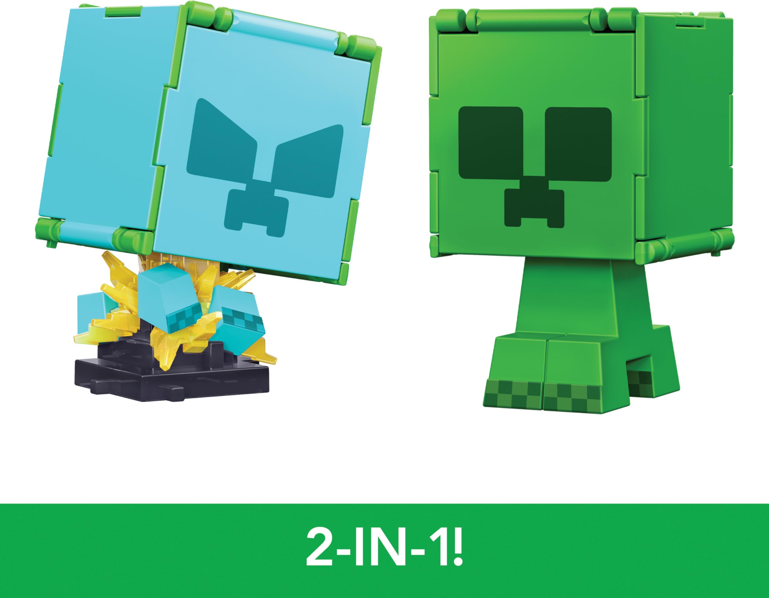 Foto 4 pulgar | Figuras Flippin' Figs De Toy Mattel De Minecraft Con Fidget 2 En 1 - Venta Internacional.
