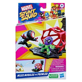 Foto 3 | Toy Playset Marvel Stunt Squad Miles Morales Contra Prowler - Venta Internacional.