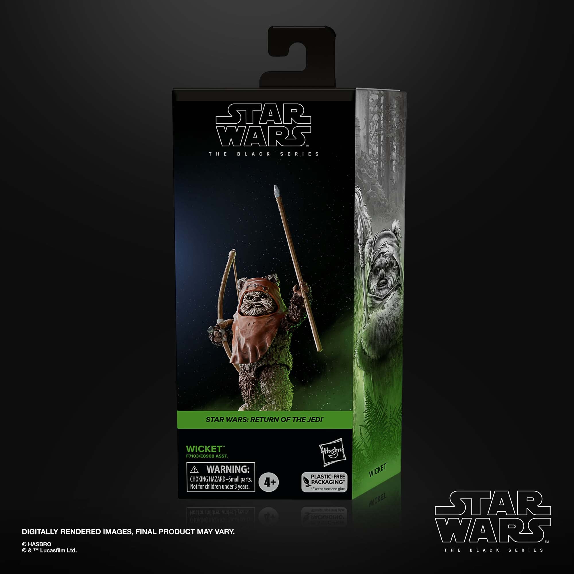 Foto 3 pulgar | Figura De Acción Star Wars The Black Series Wicket W. Warrick - Venta Internacional.