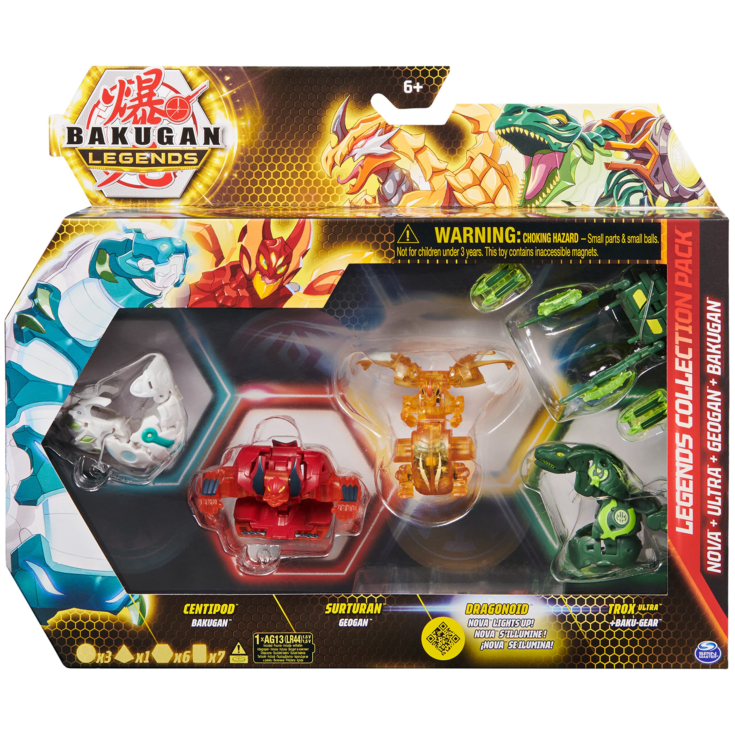 Foto 2 pulgar | Paquete De Colección Toy Bakugan Legends Con Ciempié, Surturan - Venta Internacional.