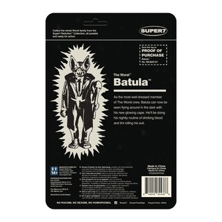 Foto 3 | Figura De Acción Super7 The Worst Batula Monster Glow, 9,5 Cm - Venta Internacional.
