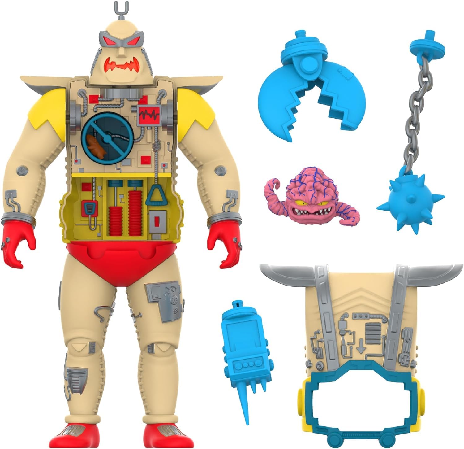 Figura De Acción Super7 Super Cyborg Teenage Mutant Ninja Turtles Ninja Krang Android 11 Pulgadas - Venta Internacional