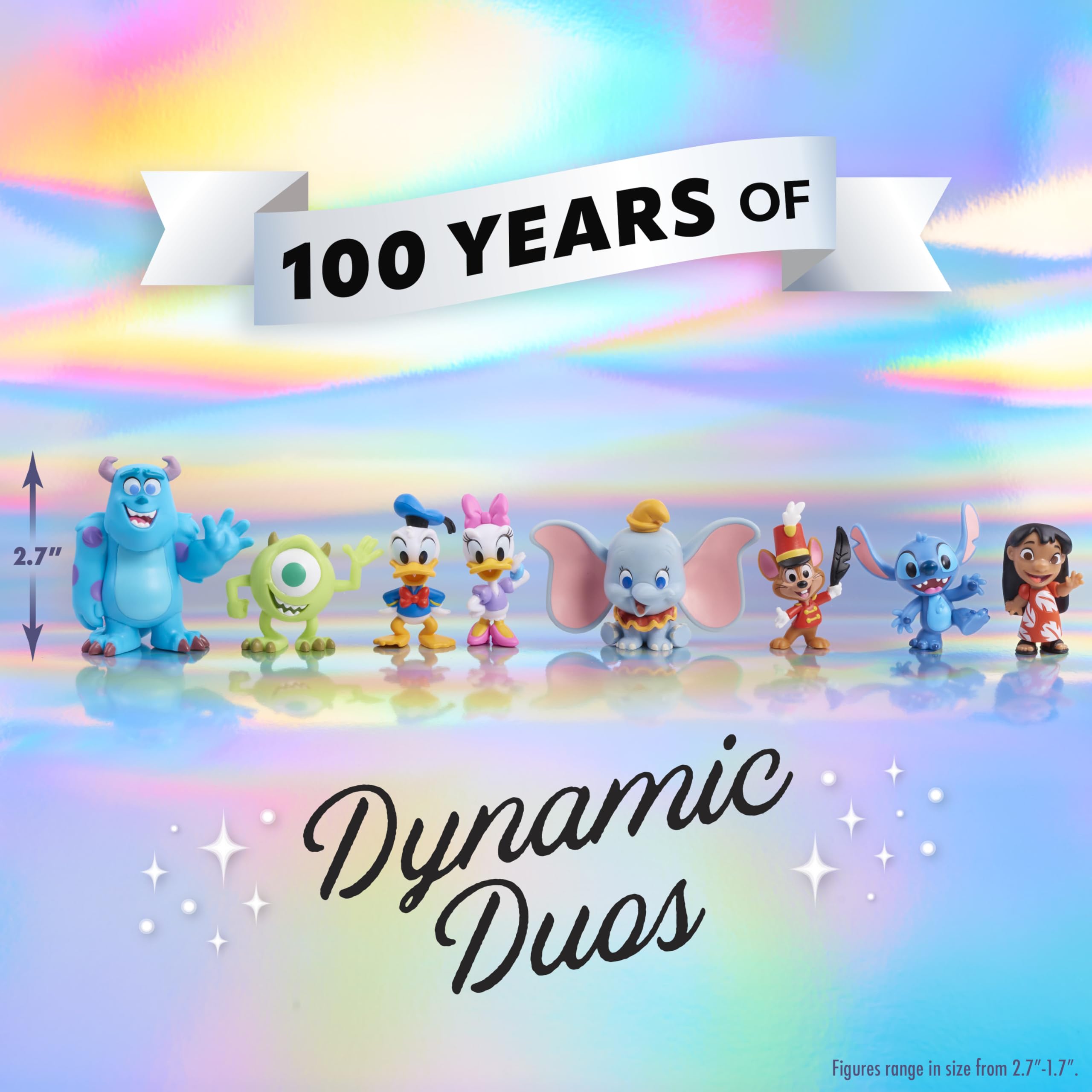 Foto 3 pulgar | 8 Figuras De Toy Just Play Disney 100 Years Of Dynamic Duos - Venta Internacional.