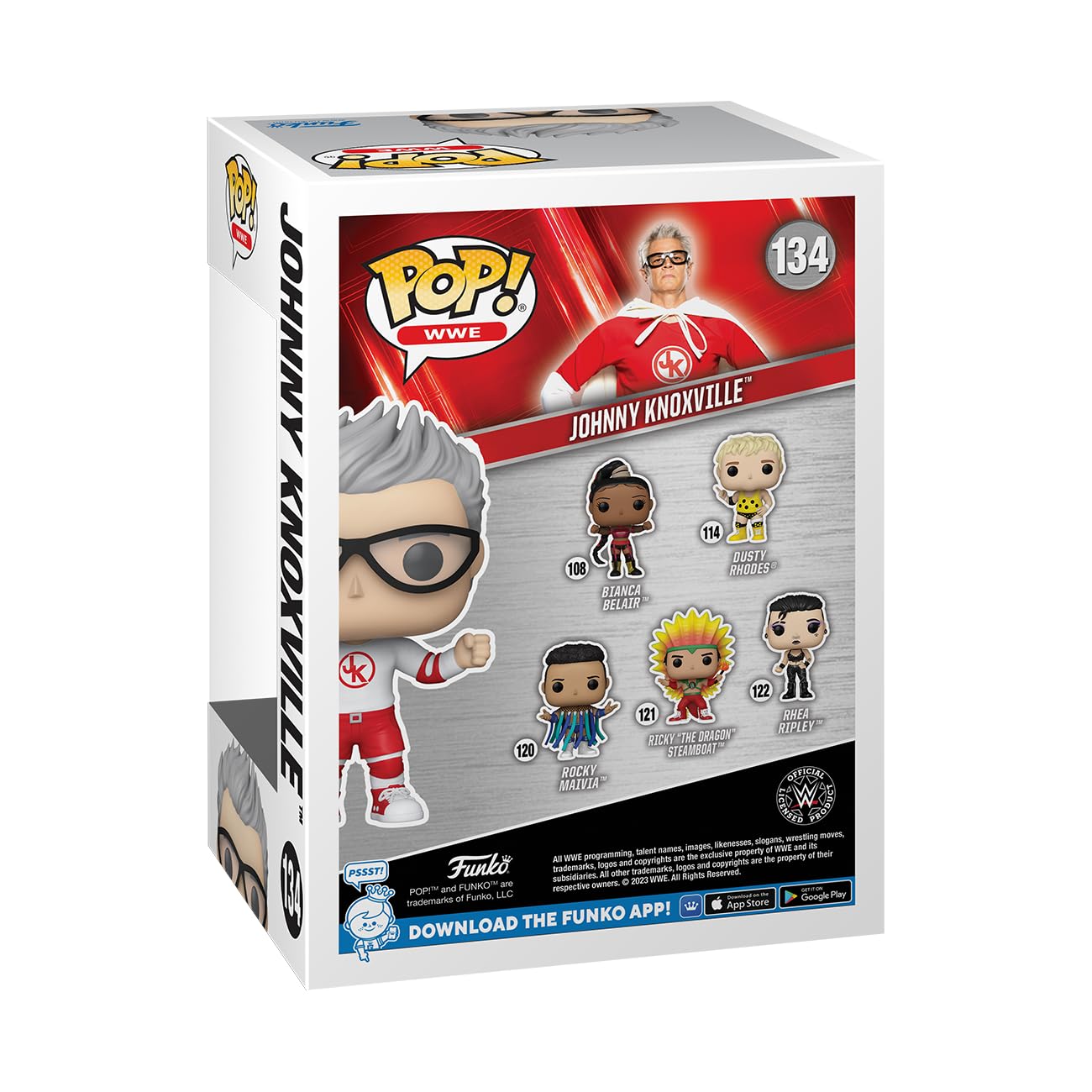 Foto 4 pulgar | Figura De Colección Funko Pop! Wwe Johnny Knoxville 10,92 Cm - Venta Internacional.