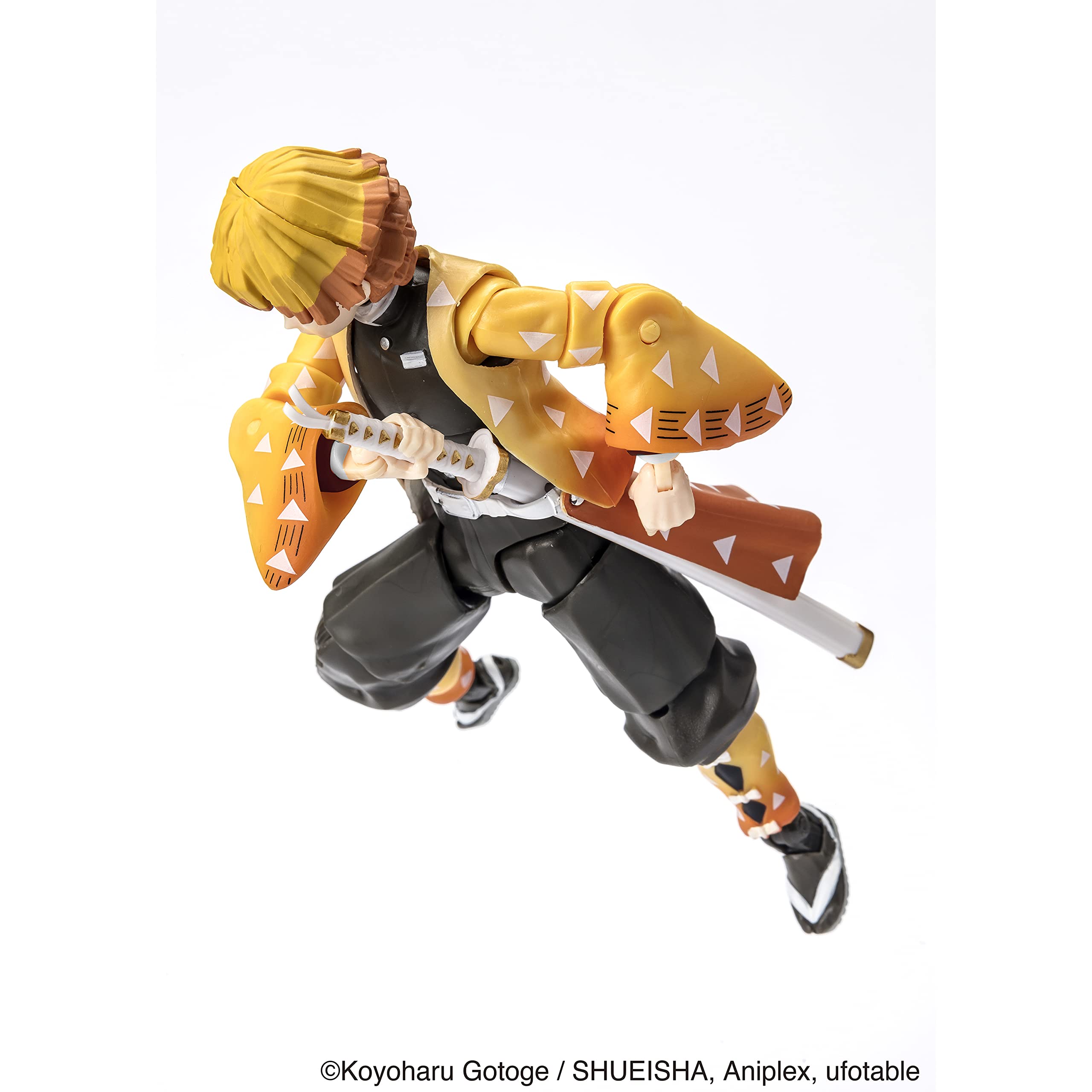 Foto 4 pulgar | Figura De Acción Bandai Namco Ultimate Legends Demon Slayer Zenitsu 5 Cm - Venta Internacional.