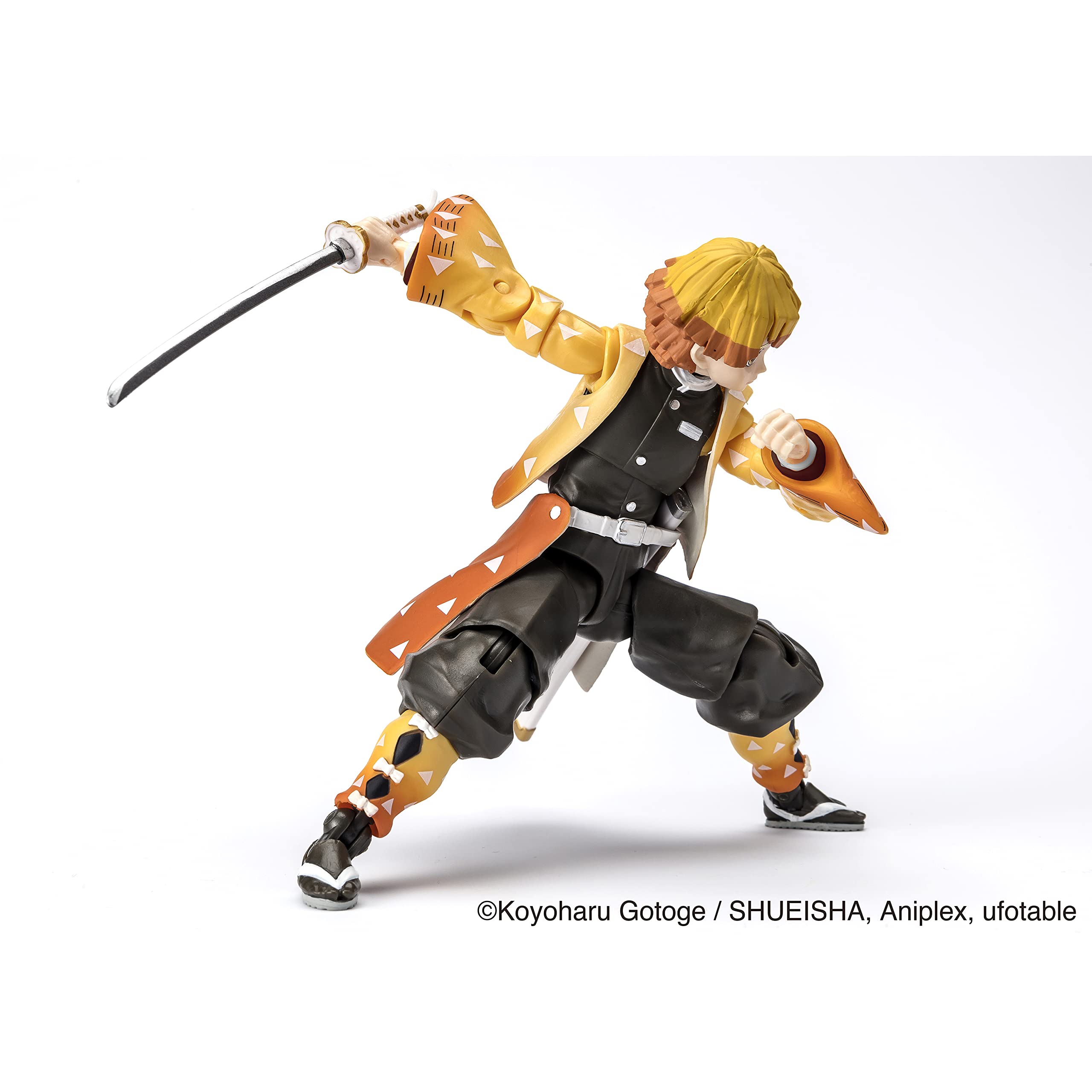 Foto 5 pulgar | Figura De Acción Bandai Namco Ultimate Legends Demon Slayer Zenitsu 5 Cm - Venta Internacional.