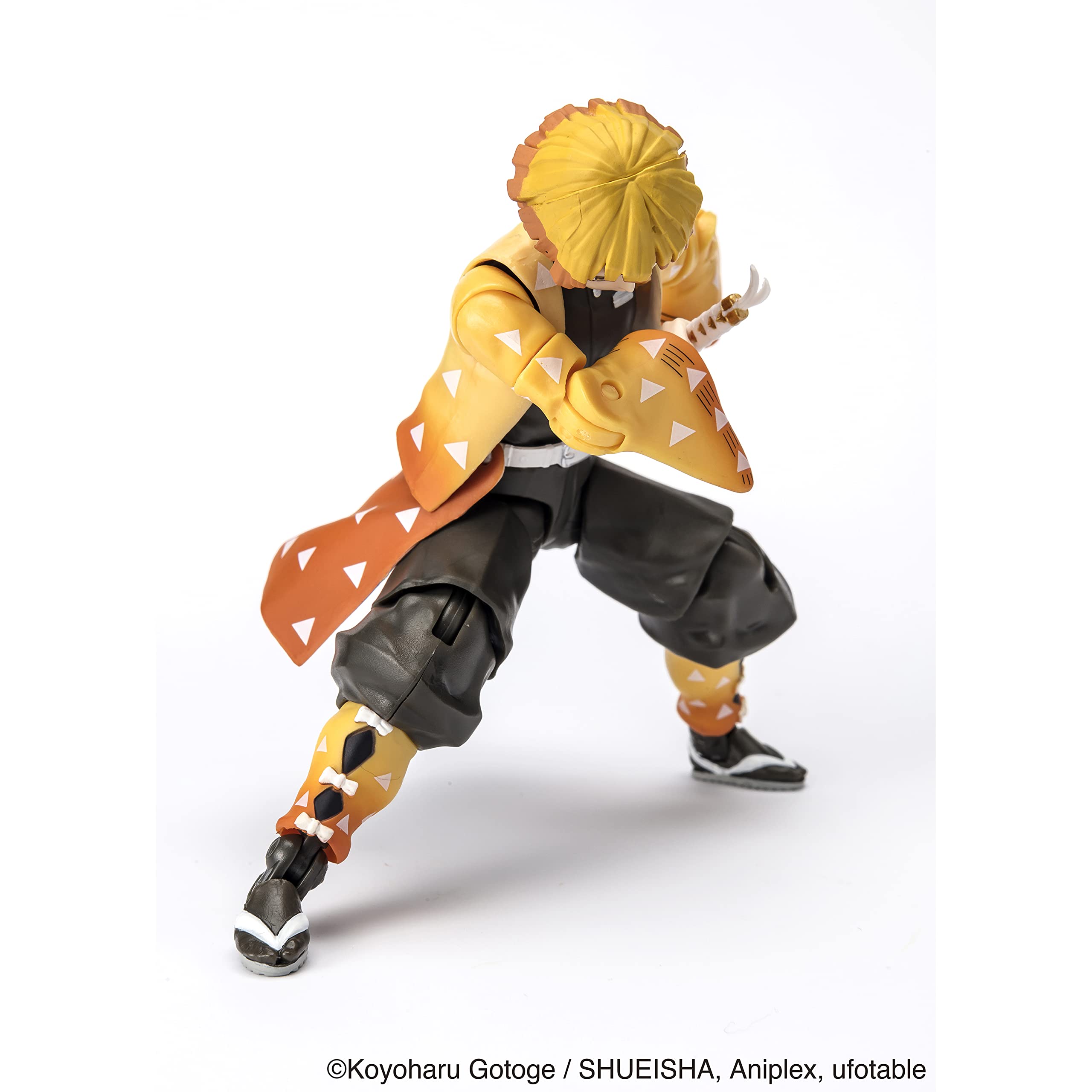 Foto 5 | Figura De Acción Bandai Namco Ultimate Legends Demon Slayer Zenitsu 5 Cm - Venta Internacional.