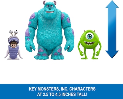 Foto 2 | Paquete De Figuras De Acción Mattel Disney Pixar Monsters, Inc - Venta Internacional.