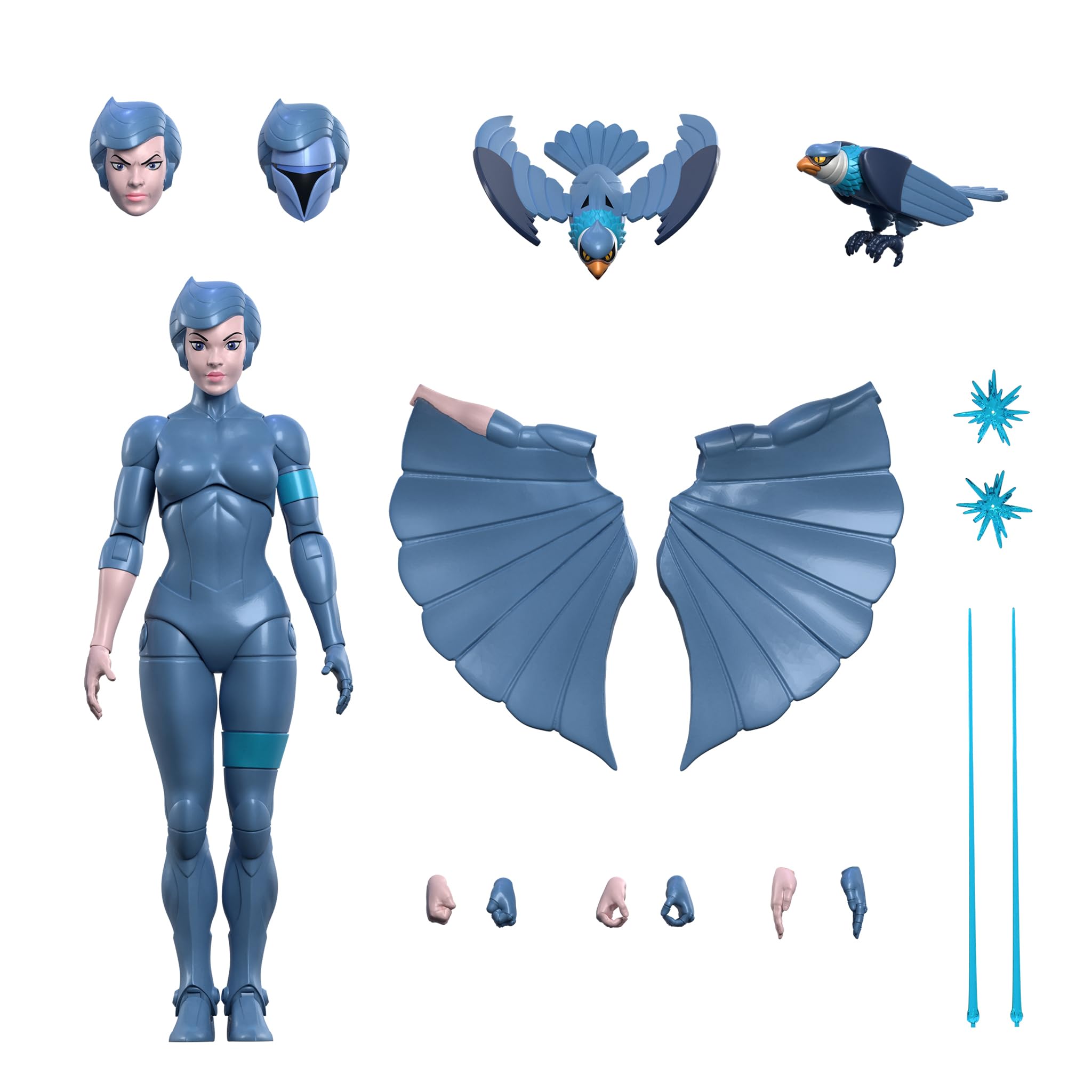 Figura De Acción Super7 Ultimates! Silver Hawks Steelheart, 18 Cm - Venta Internacional.