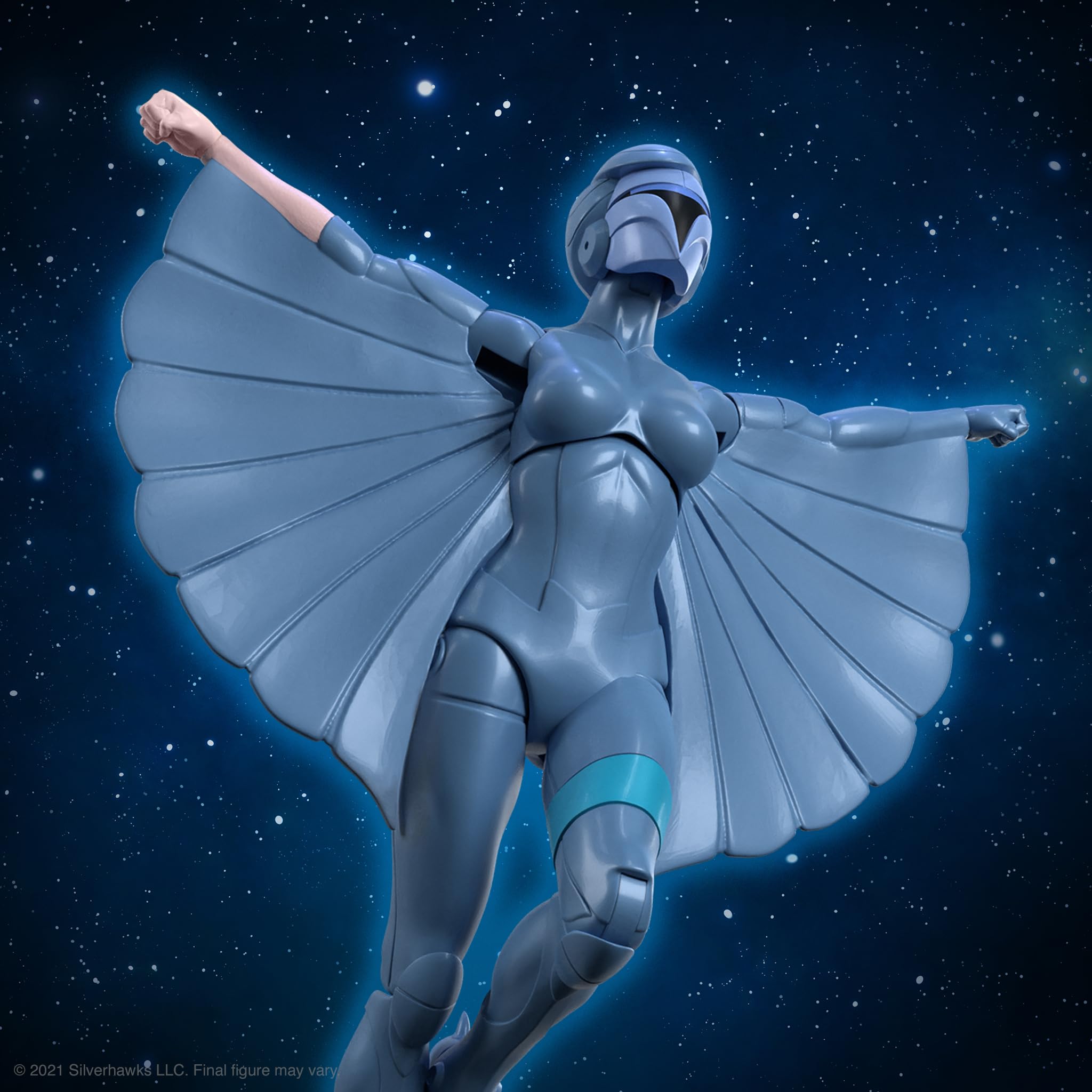 Foto 6 pulgar | Figura De Acción Super7 Ultimates! Silver Hawks Steelheart, 18 Cm - Venta Internacional.