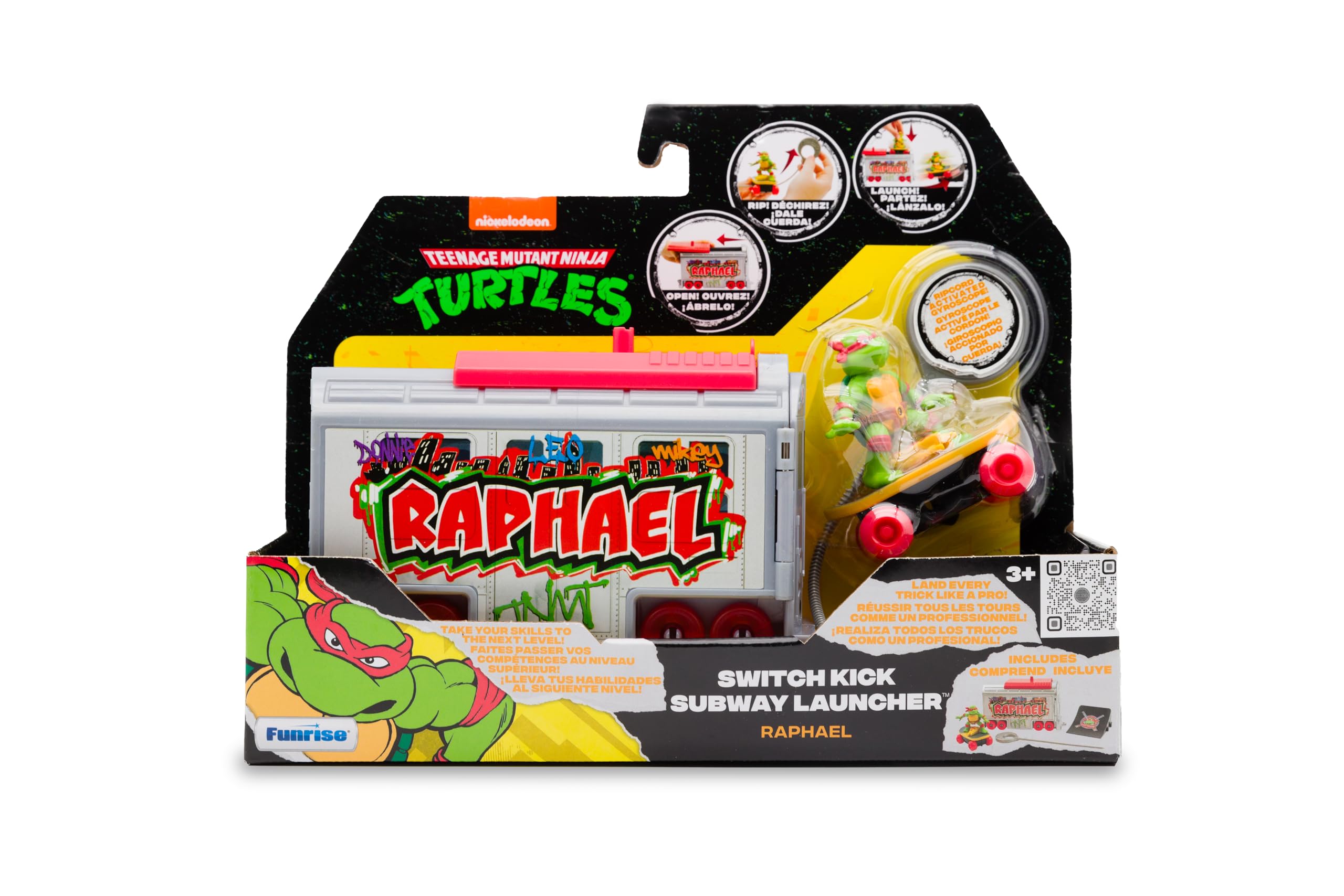 Foto 6 pulgar | Juguete Teenage Mutant Ninja Turtles Subway Launcher Raphael - Venta Internacional.