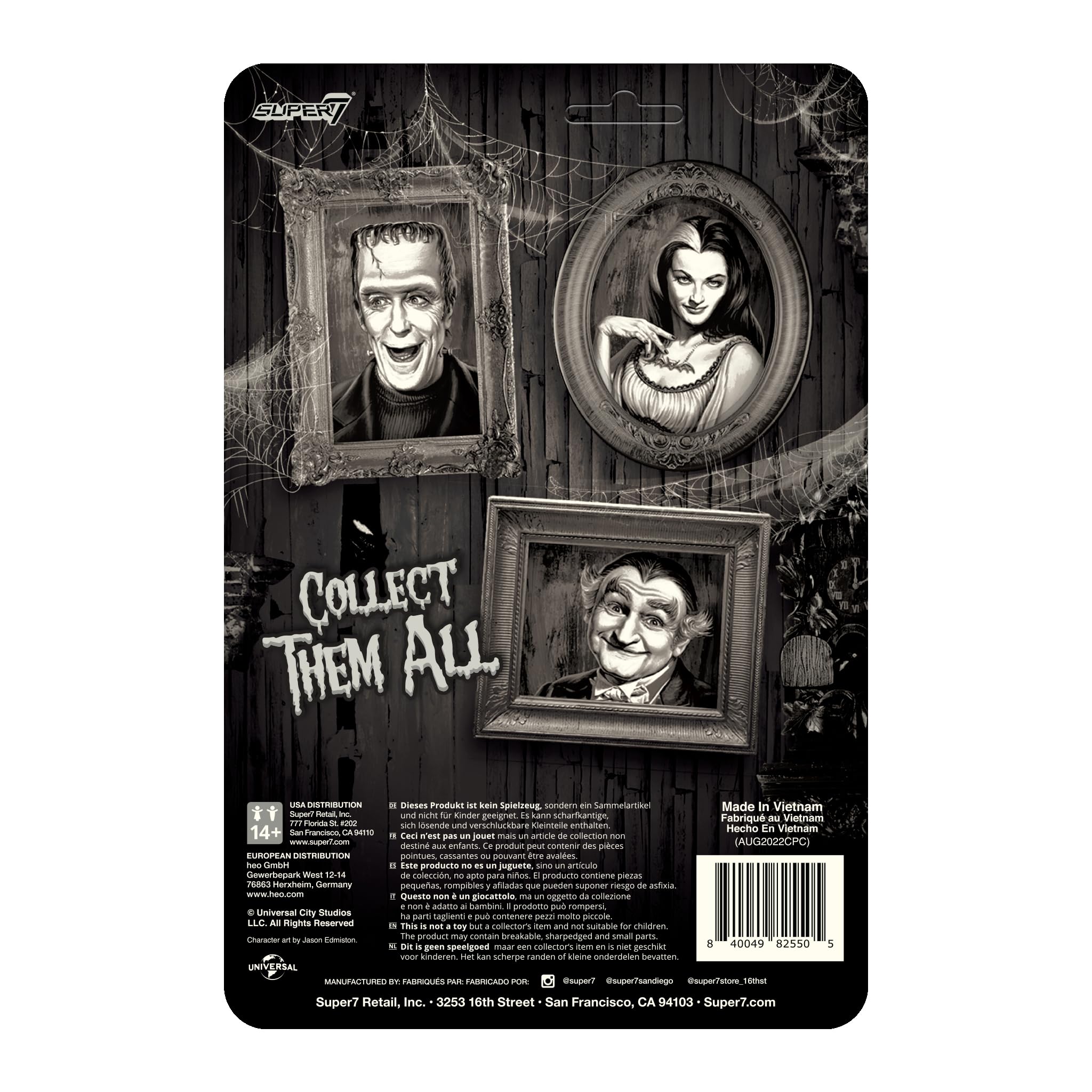 Foto 4 pulgar | Figura De Acción Super7 The Munsters Lily Munster, 9,5 Cm - Venta Internacional.