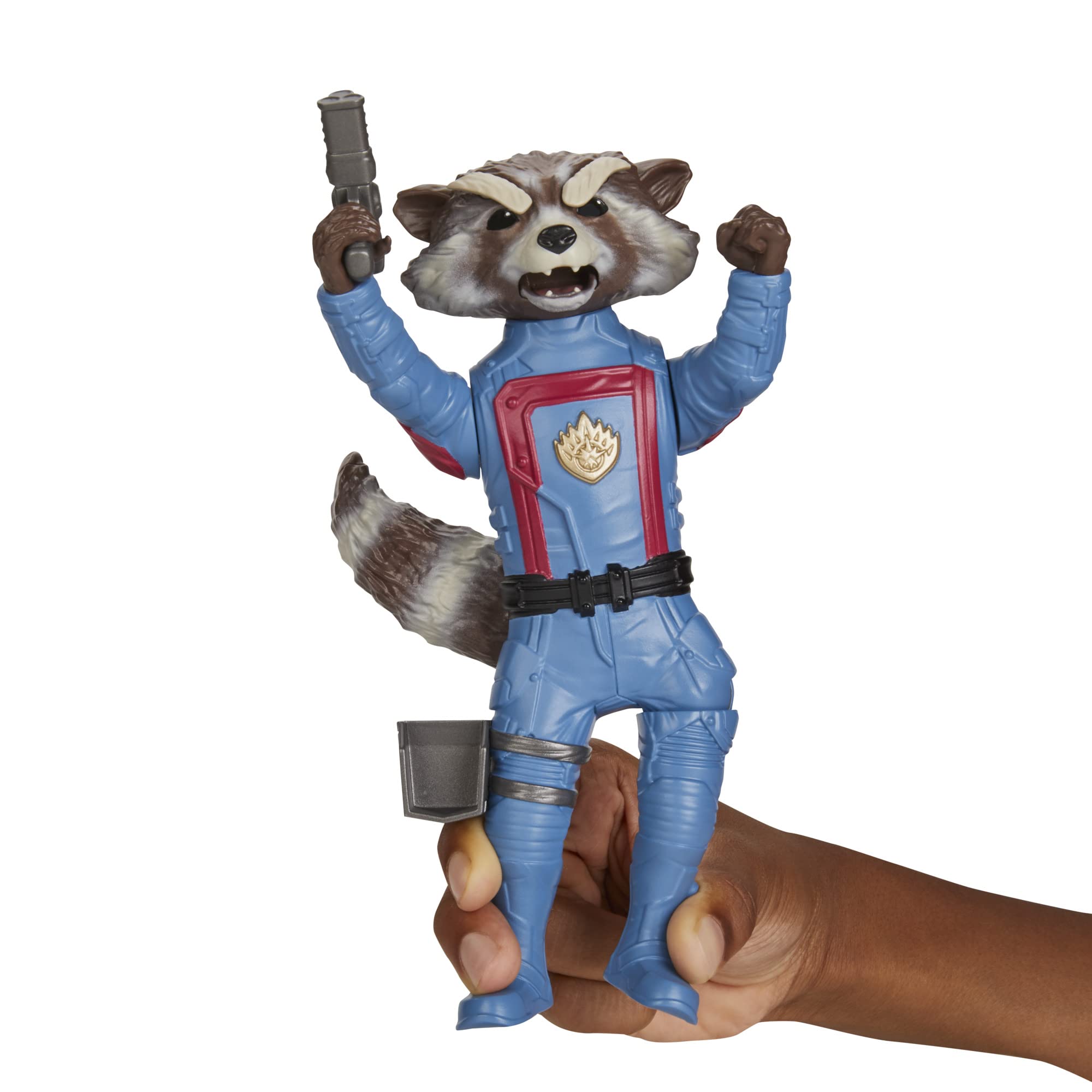 Foto 8 pulgar | Figura De Acción Marvel Studios Guardianes De La Galaxia Rocket - Venta Internacional.