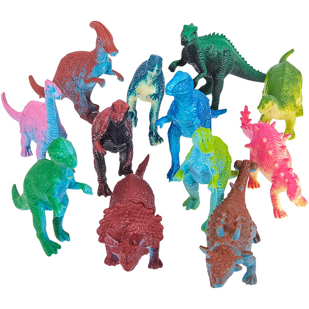 Minidinosaurios De Rhode Island Novelty De 3 Cm, Paquete De 12 Unidades, Varios - Venta Internacional.