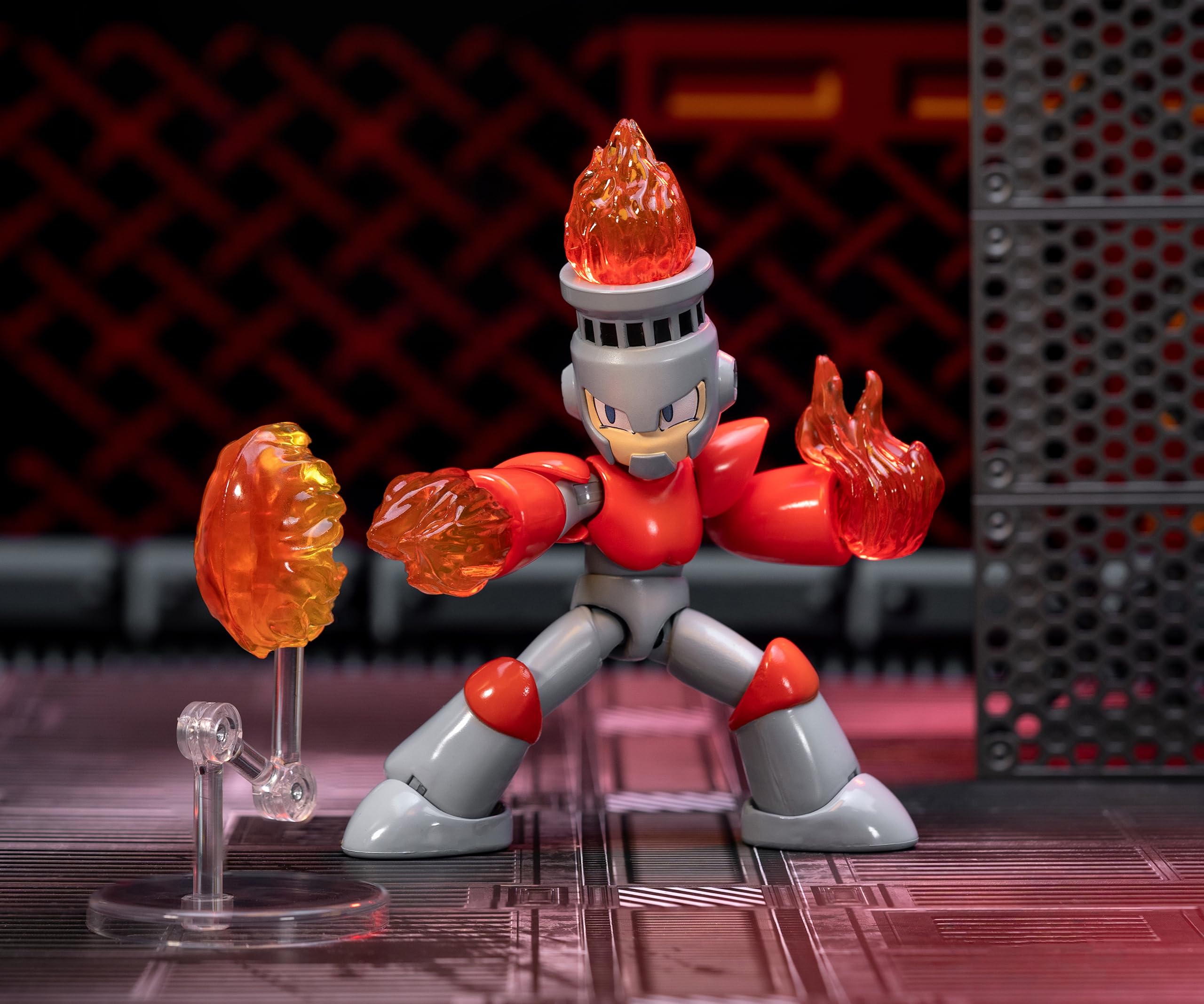 Foto 3 pulgar | Figura De Acción Jada Toys Mega Man 4 Fire Man 10 Cm - Venta Internacional.