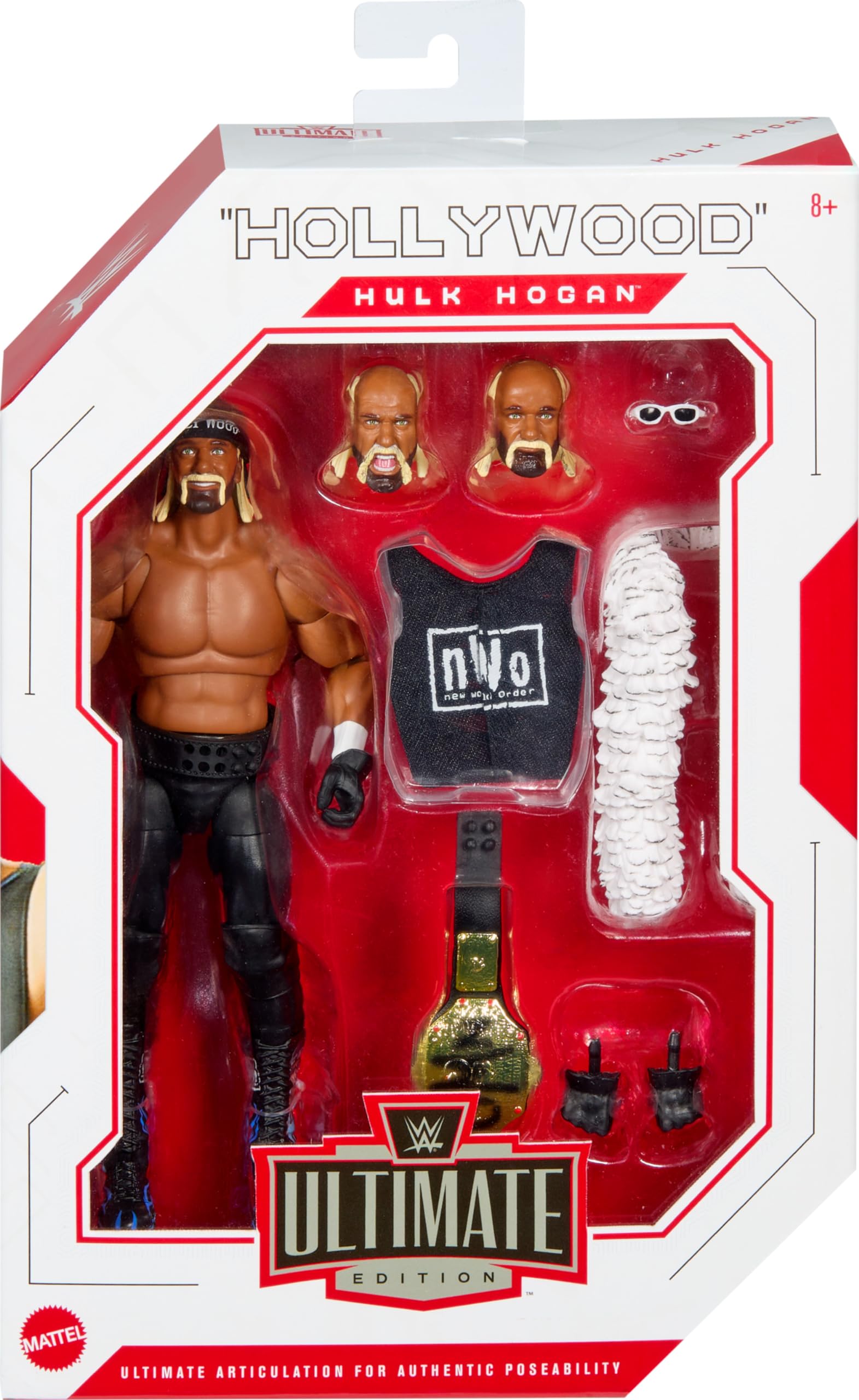 Foto 3 pulgar | Figura De Acción Mattel Wwe Ultimate Edition De 6 Pulgadas Hulk Hogan - Venta Internacional.