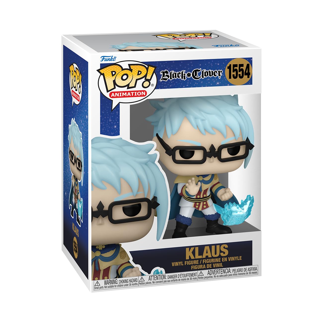 Foto 2 pulgar | Figura De Acción Funko Pop! Animación Black Clover Klaus 11cm - Venta Internacional.