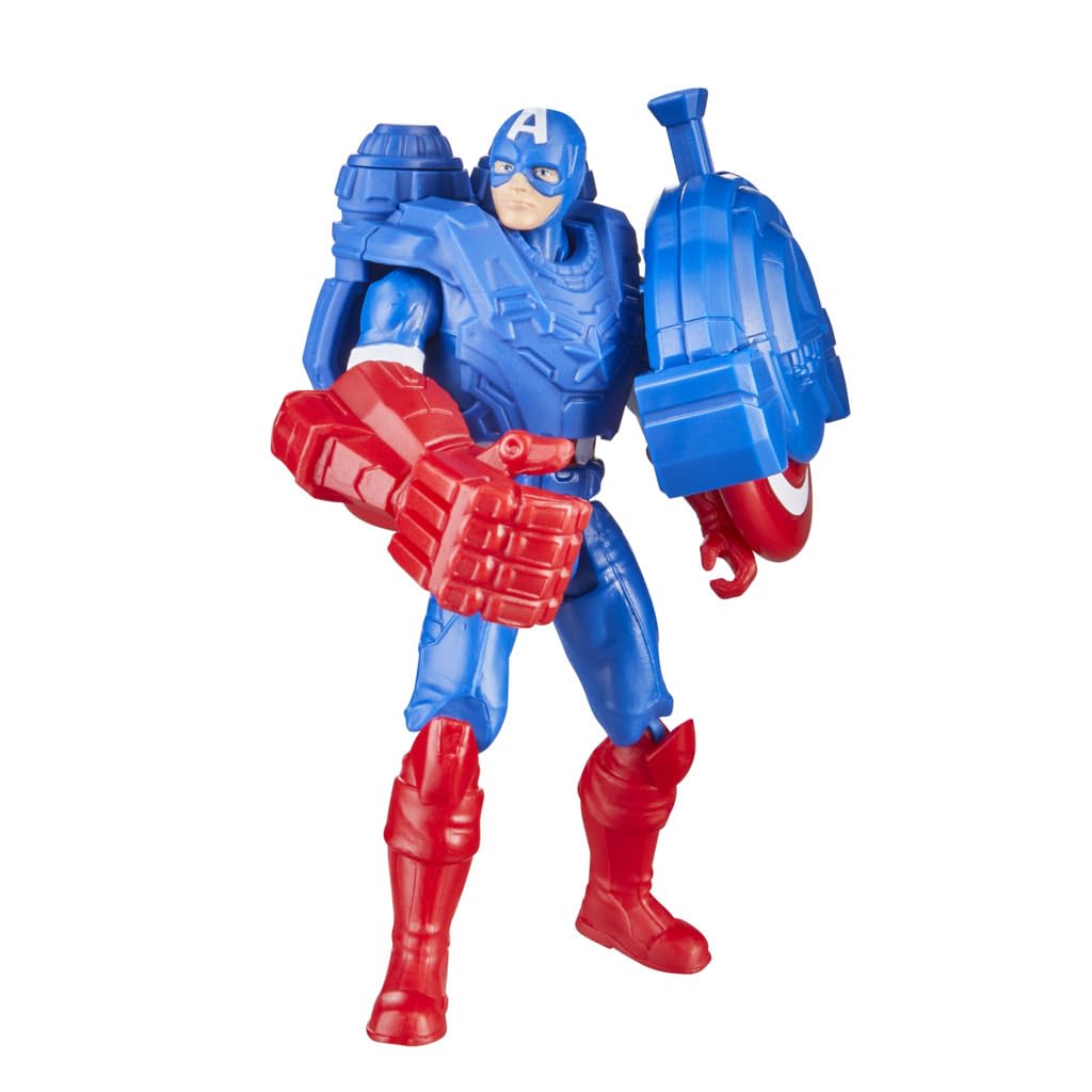 Foto 6 pulgar | Figura De Acción Marvel Epic Hero Series Capitán América 10 Cm - Venta Internacional.