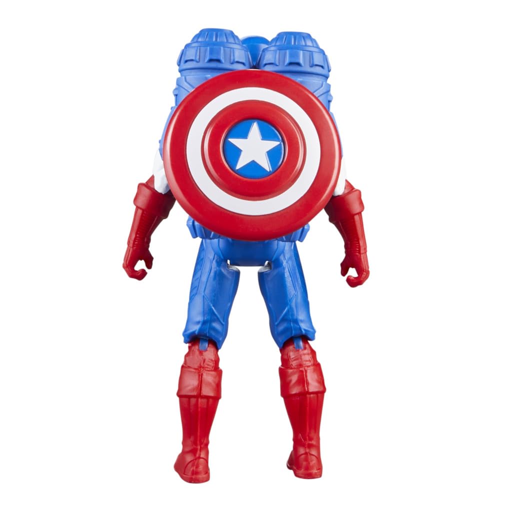 Foto 7 pulgar | Figura De Acción Marvel Epic Hero Series Capitán América 10 Cm - Venta Internacional.