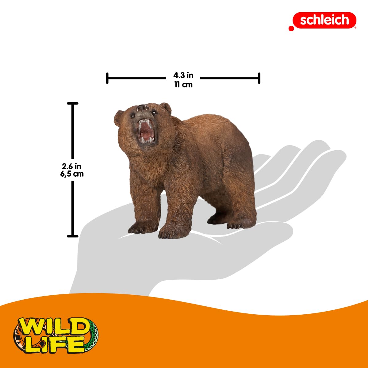 Foto 3 pulgar | Figura De Oso Pardo Realista Schleich Wild Life, 6,6 Cm, Para Niños - Venta Internacional.