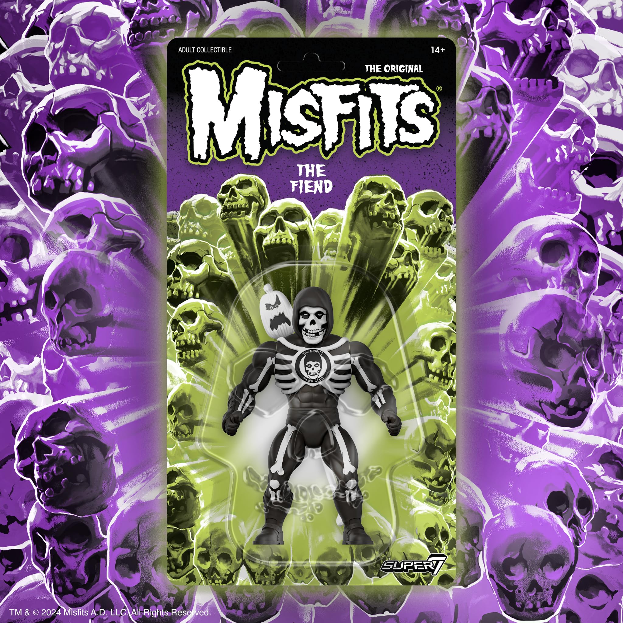 Foto 5 pulgar | Figura De Acción Super7 Misfits Vintage The Fiend 14 Cm - Venta Internacional.