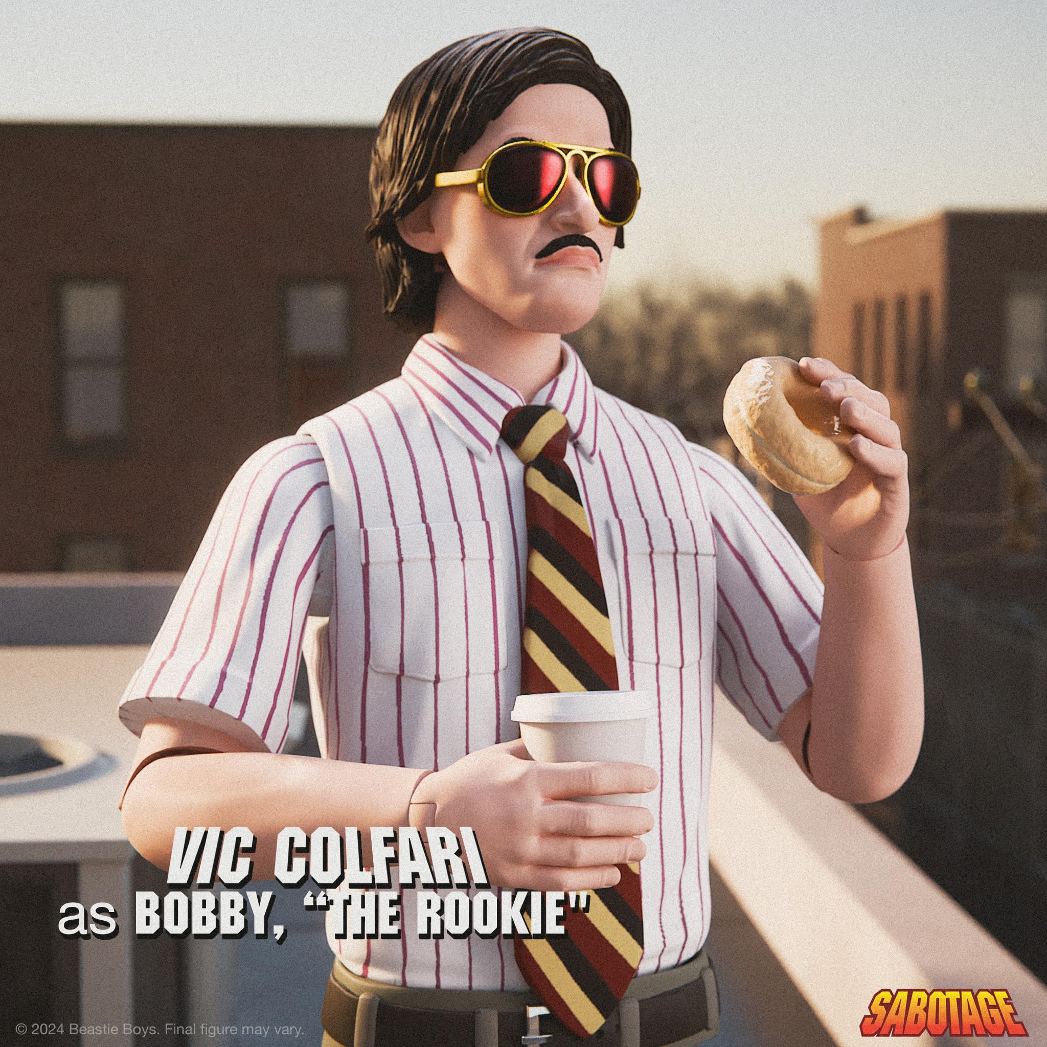 Foto 3 | Figura De Acción Super7 Ultimates! Vic Colfari De Los Beastie Boys - Venta Internacional.