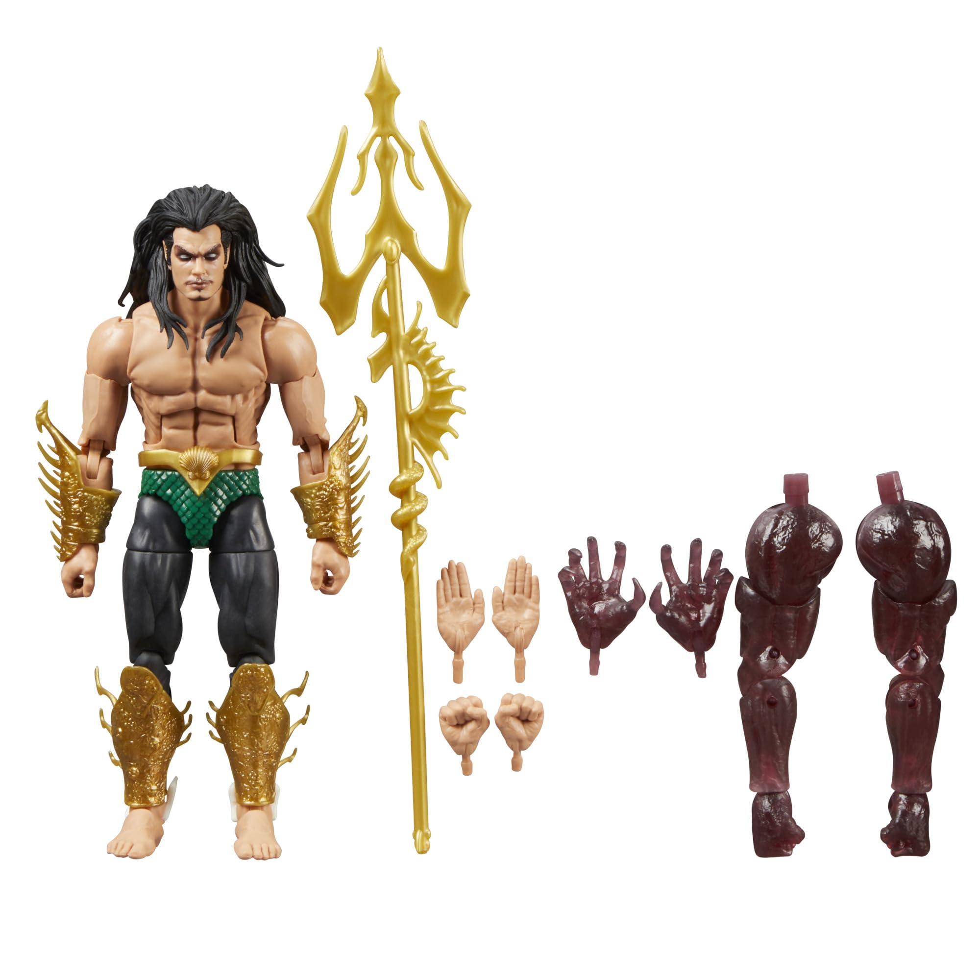 Figura De Acción Marvel Legends Series Namor De 15 Cm Con Accesorios - Venta Internacional.