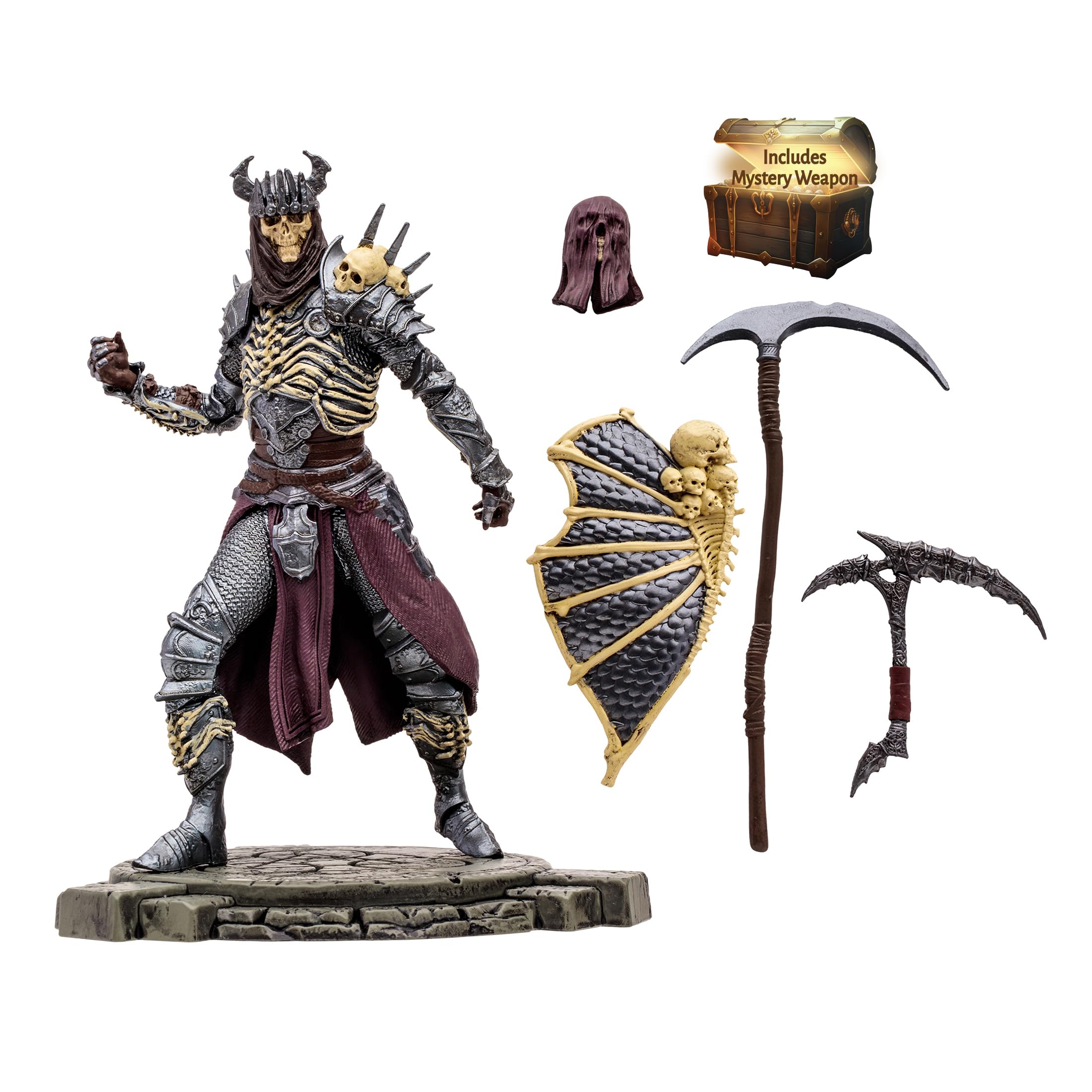 Foto 5 pulgar | Figura De Acción Mcfarlane Toys Diablo Iv Bone Spirit Nigromante - Venta Internacional.