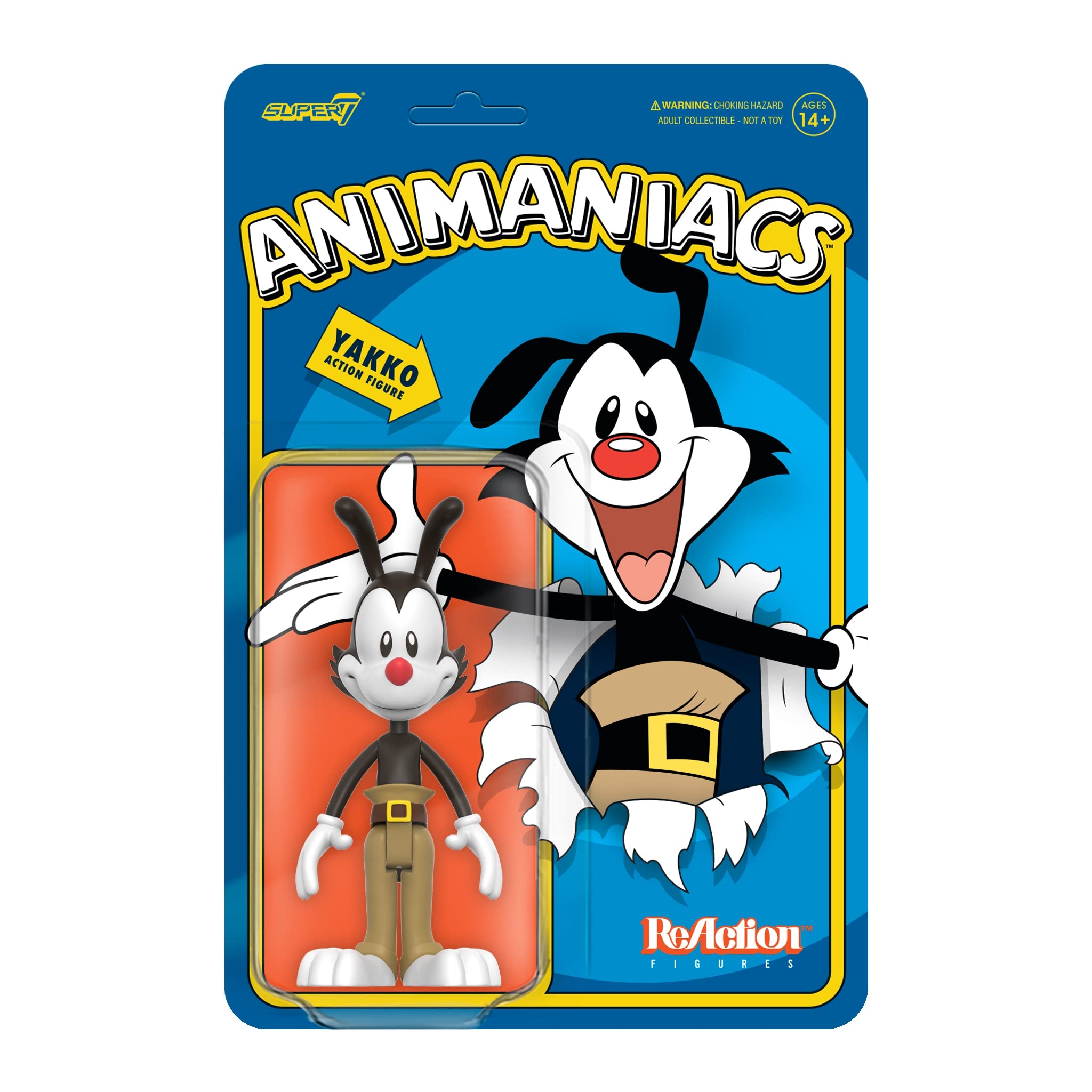 Foto 2 pulgar | Figura De Acción Super7 Animaniacs Yakko Warner 9,5 Cm - Venta Internacional.