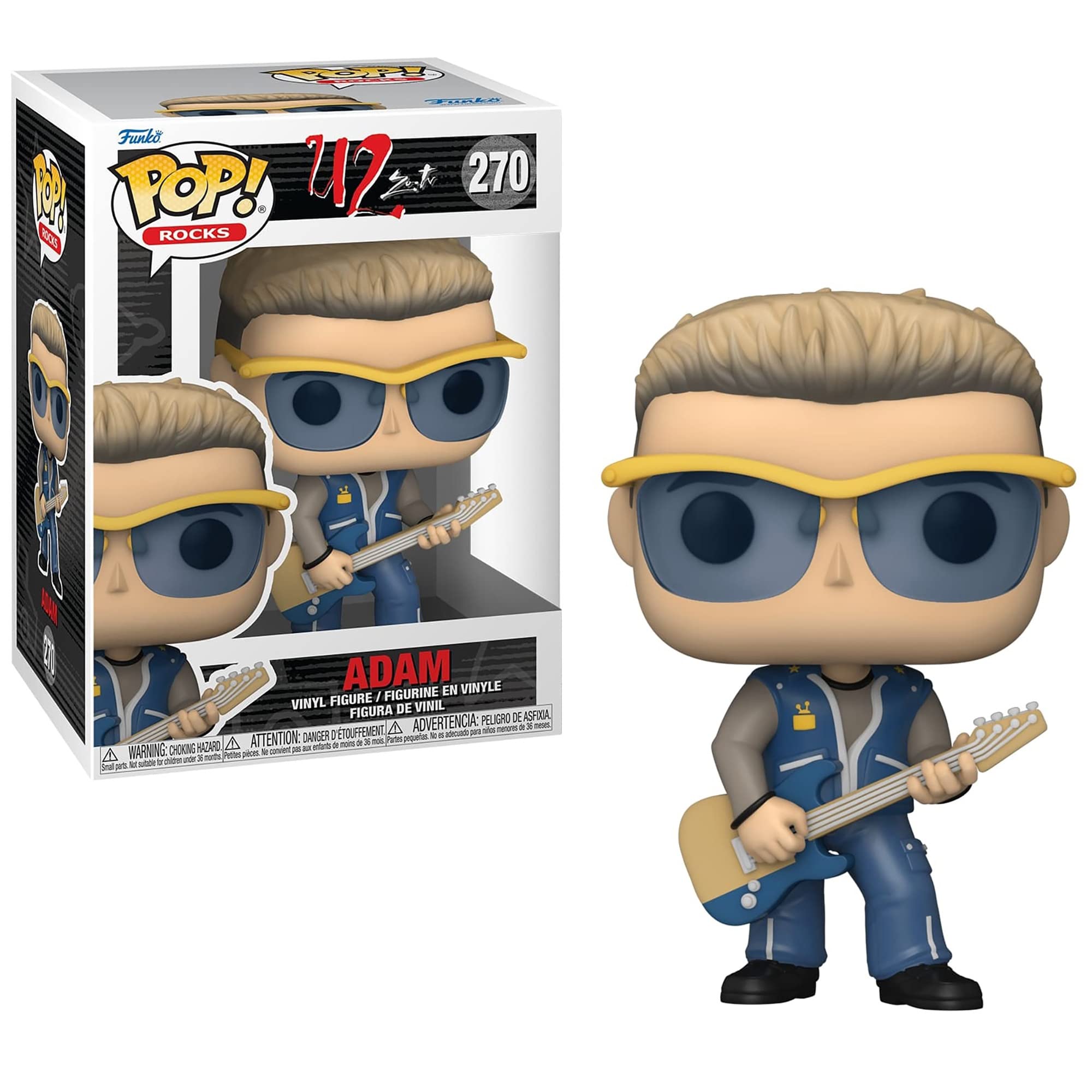 Foto 4 pulgar | Set De Coleccionista Funko Pop! Rocks U2 Zootv Adam, Edge, Larry, Bono - Venta Internacional.