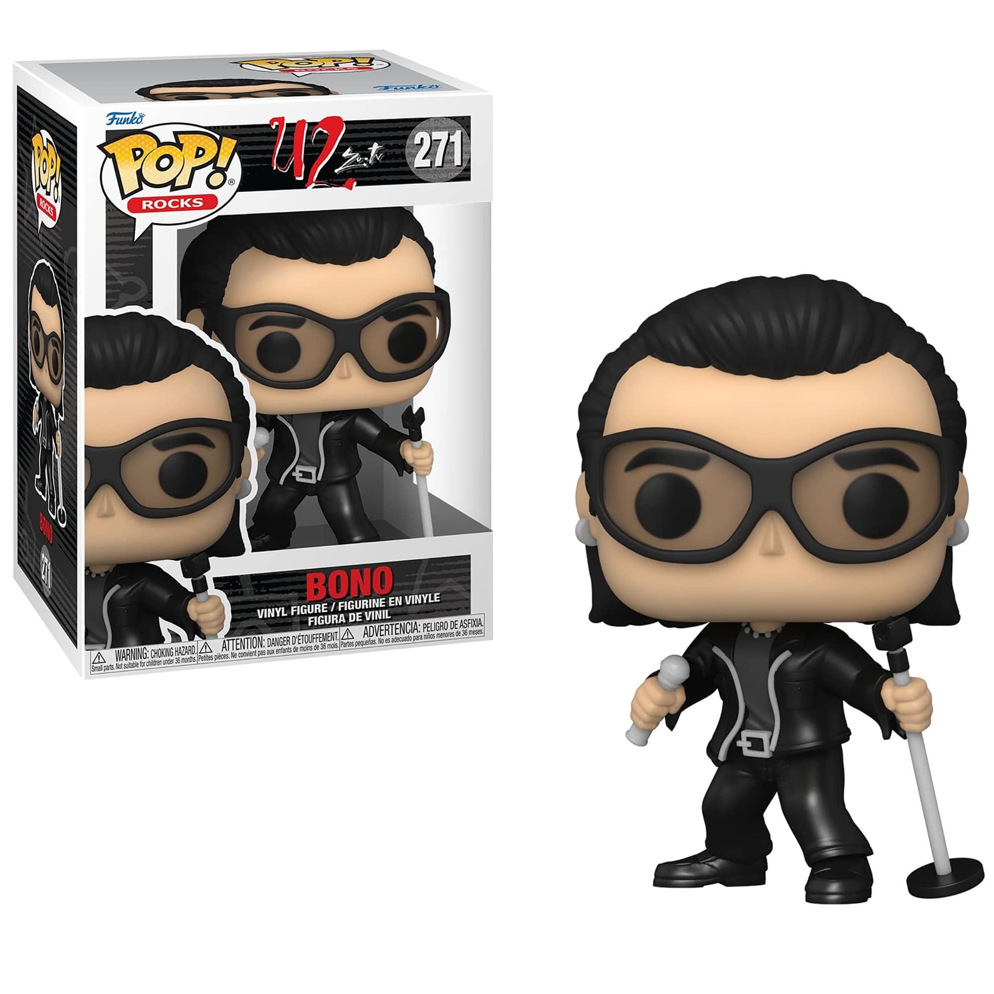 Foto 5 pulgar | Set De Coleccionista Funko Pop! Rocks U2 Zootv Adam, Edge, Larry, Bono - Venta Internacional.