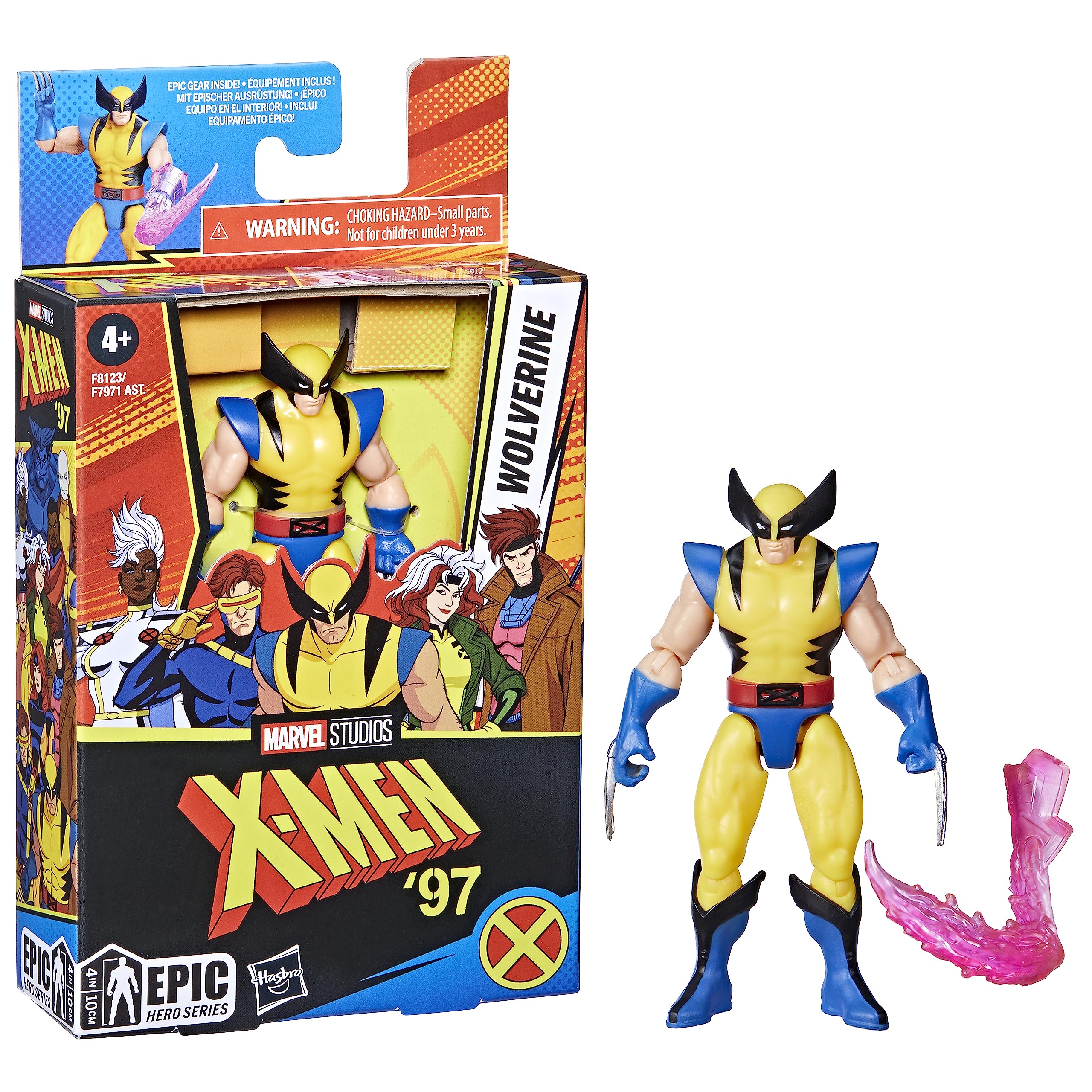 Foto 3 pulgar | Figura De Acción Marvel Epic Hero Series X-men Wolverine 10 Cm - Venta Internacional.