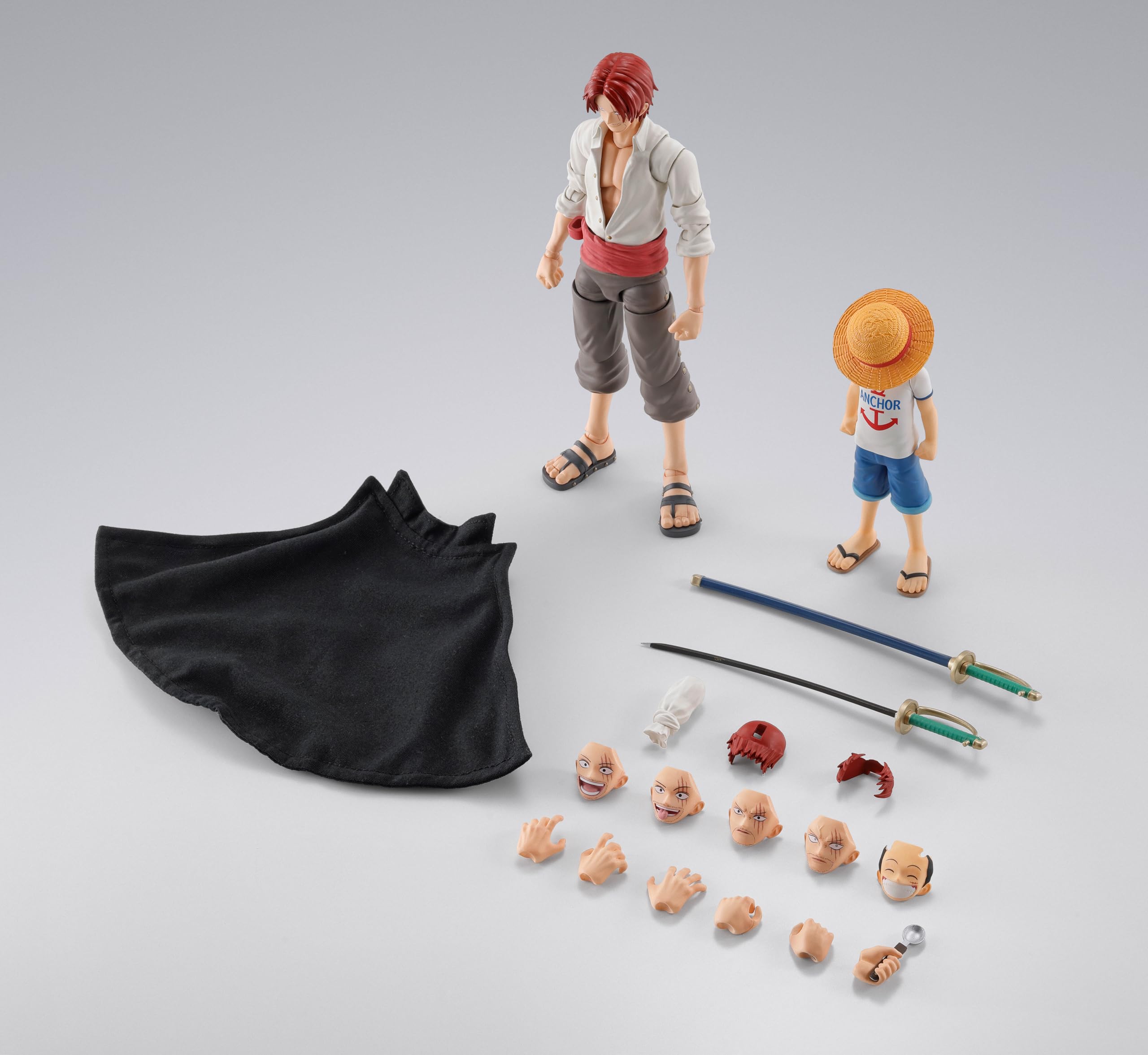 Foto 8 pulgar | Figura De Acción Tamashii Nations One Piece Shanks & Luffy - Venta Internacional.