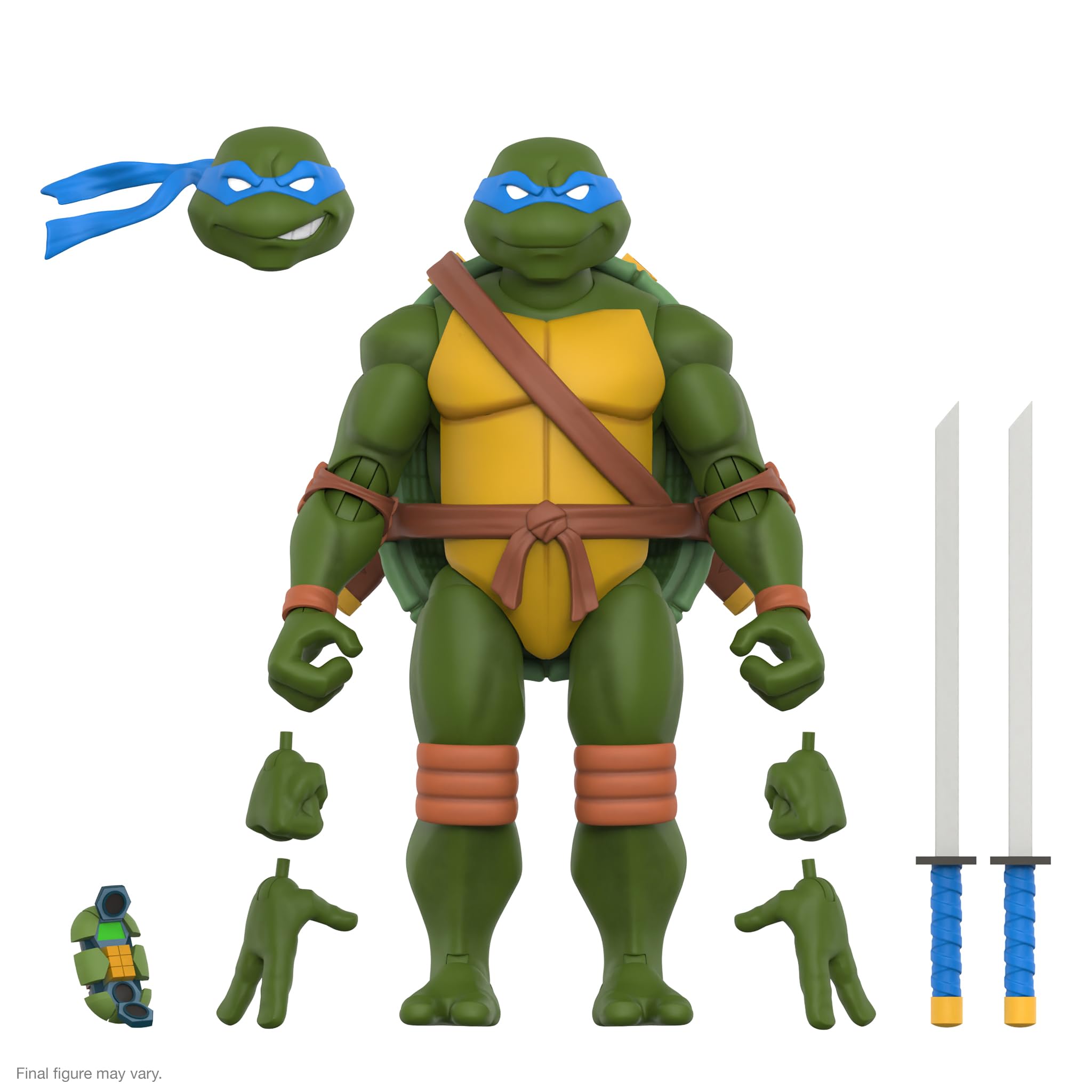 Foto 2 pulgar | Figura De Acción Super7 Ultimates! Teenage Mutant Ninja Turtles Leonardo, 18 Cm - Venta Internacional.