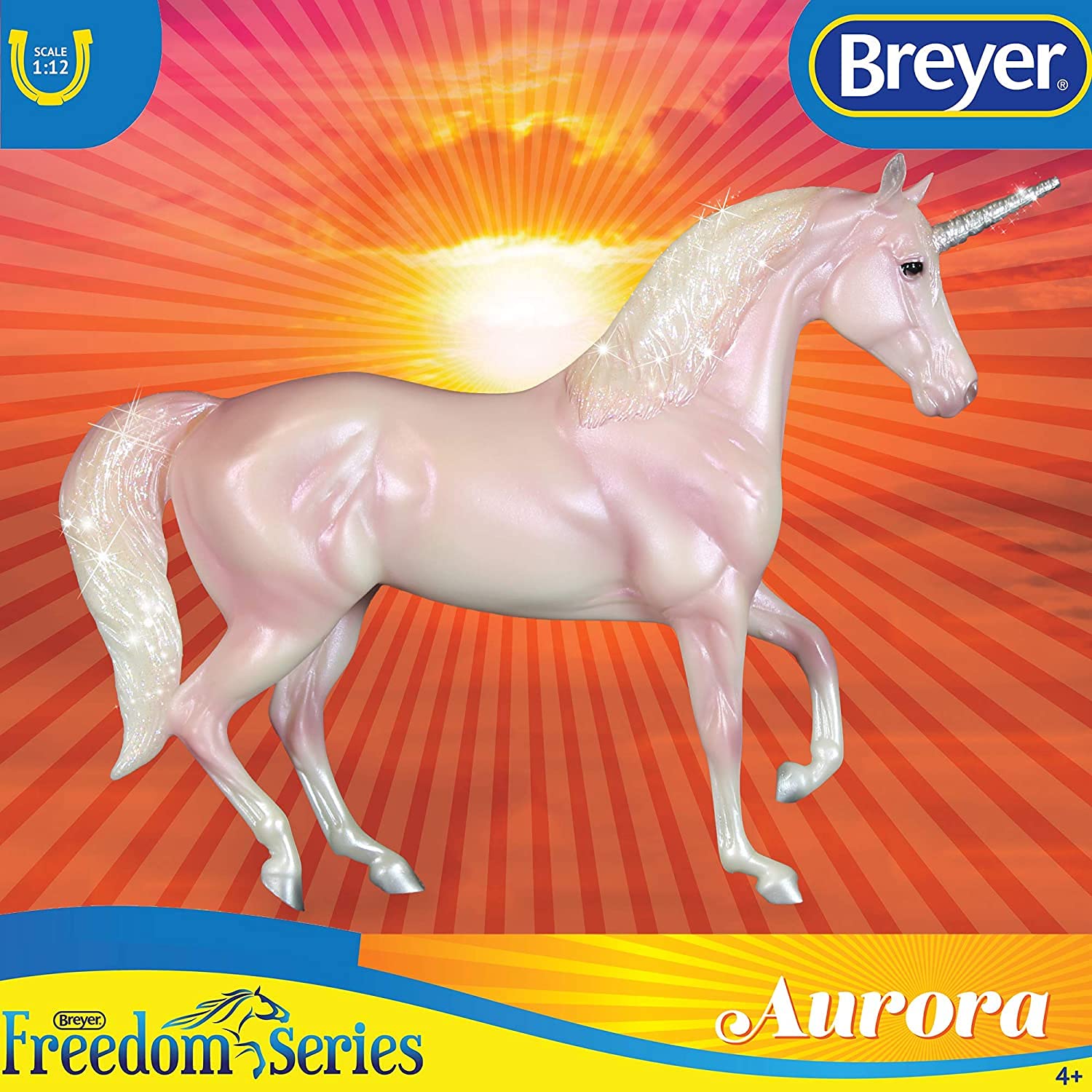 Foto 3 pulgar | Figura De Juguete Breyer Freedom Series Aurora Unicorn A Escala 1:12 - Venta Internacional.