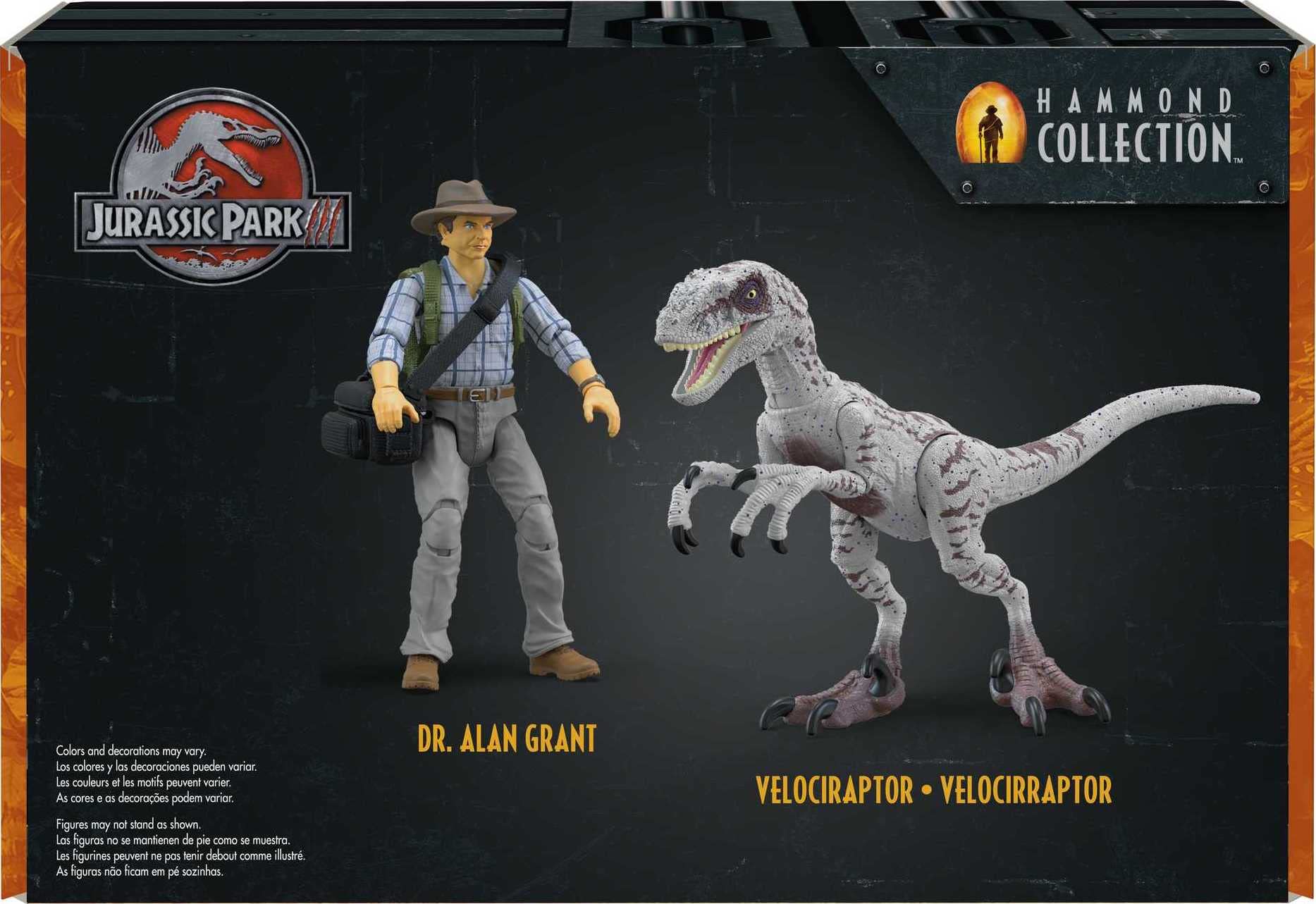 Foto 7 pulgar | Figuras De Acción Mattel Jurassic Park Iii Hammond Collection - Venta Internacional.