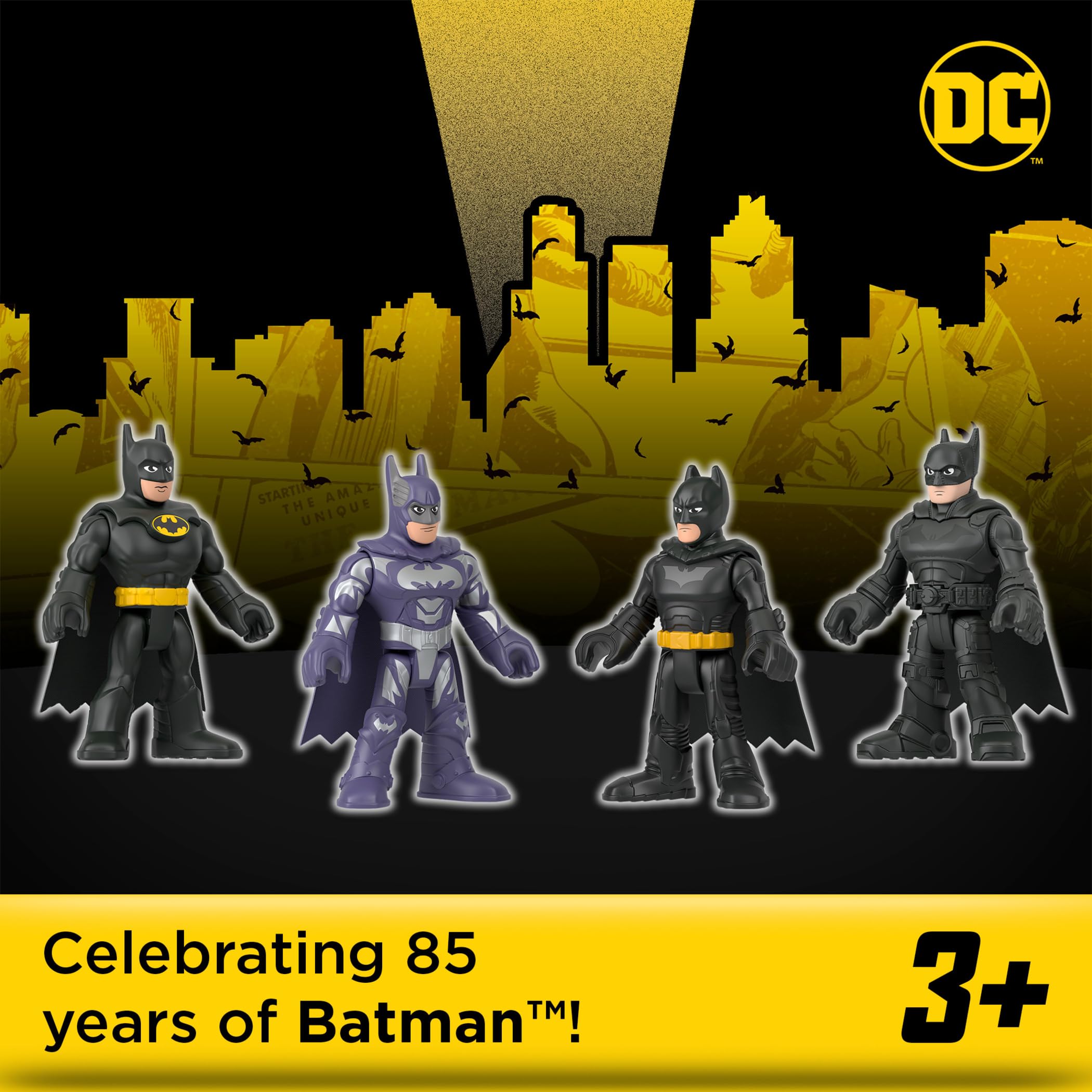 Foto 3 pulgar | Set De Figuras Fisher-price Imaginext Dc Super Friends Batman 85th - Venta Internacional.