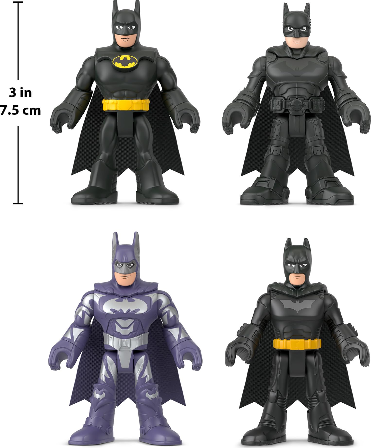 Foto 6 | Set De Figuras Fisher-price Imaginext Dc Super Friends Batman 85th - Venta Internacional.