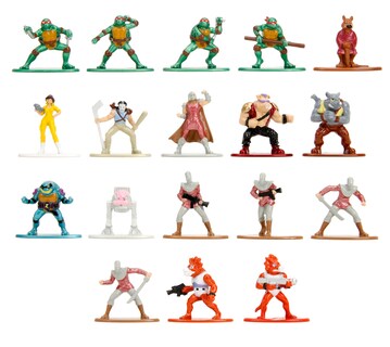 Foto 1 | Figuras Fundidas A Presión Tmnt Nano Metalfigs De Toys Jada Toys, Paquete De 18 - Venta Internacional.
