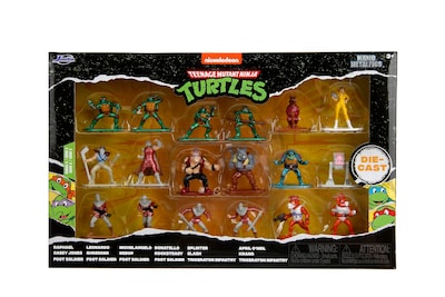Foto 6 | Figuras Fundidas A Presión Tmnt Nano Metalfigs De Toys Jada Toys, Paquete De 18 - Venta Internacional.